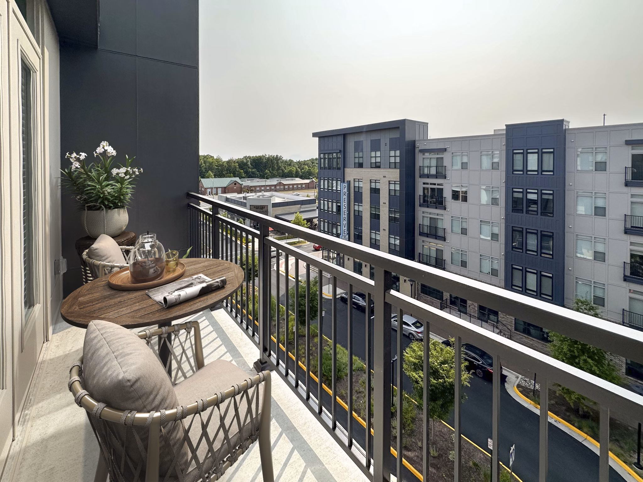 grill area at Preserve at Westfields Apartments 