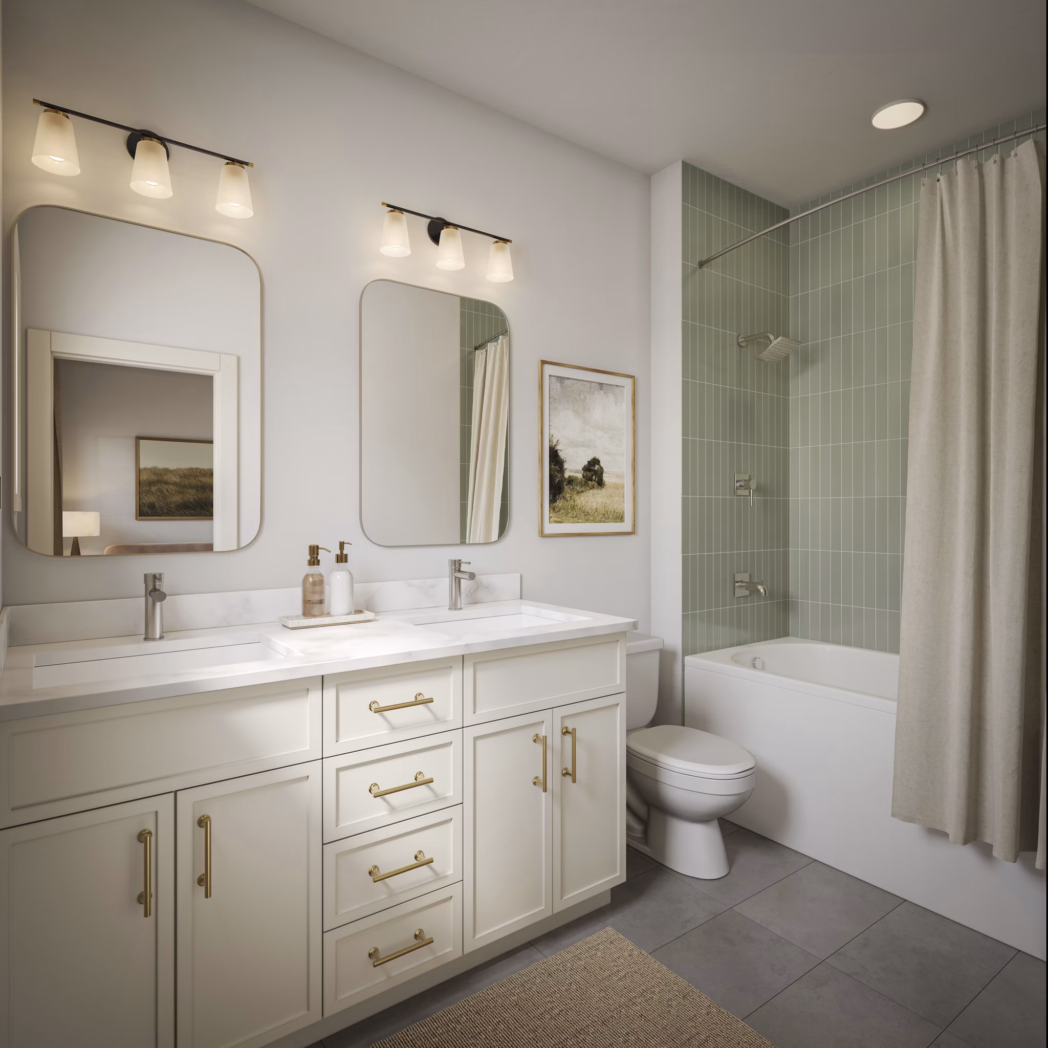 rendering at The Dean Apartments