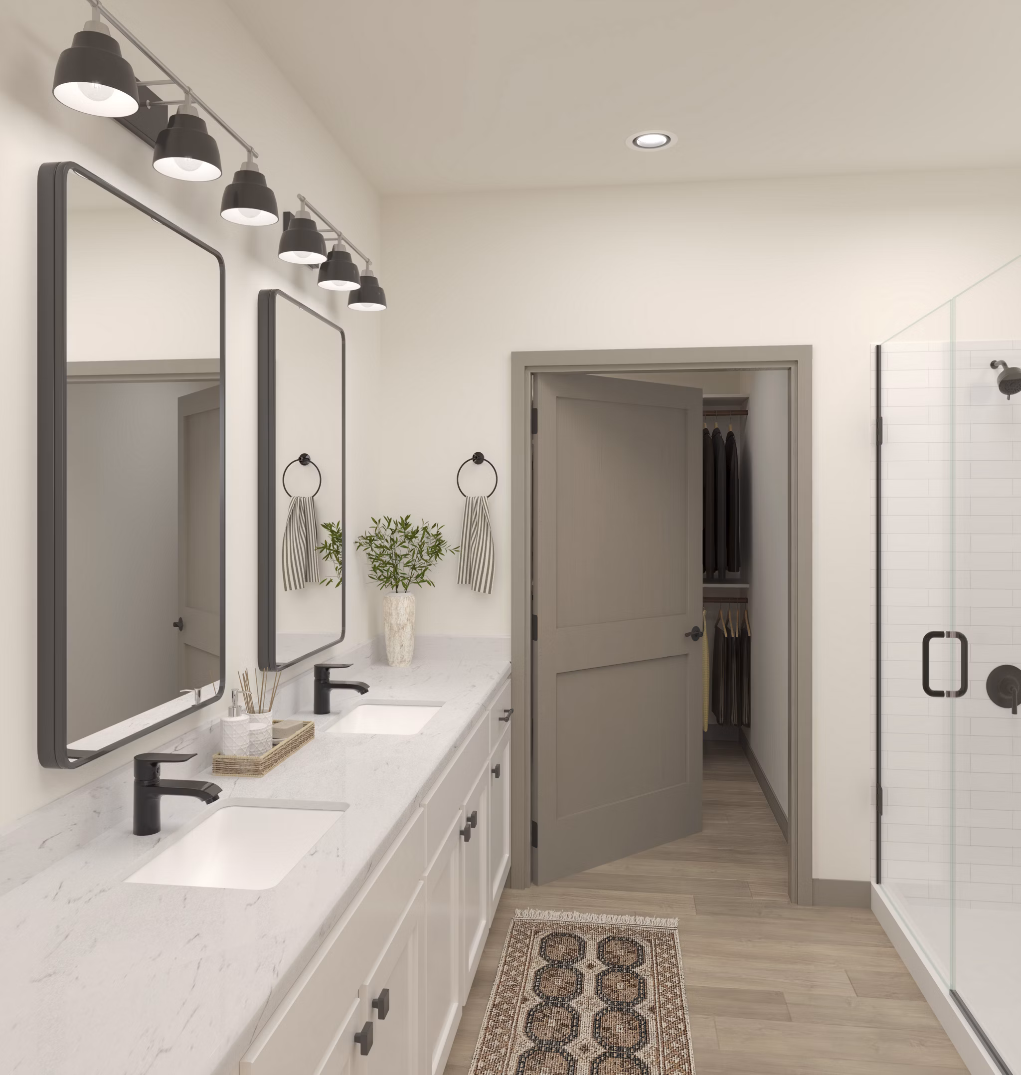 bathroom at The Mason Apartments 