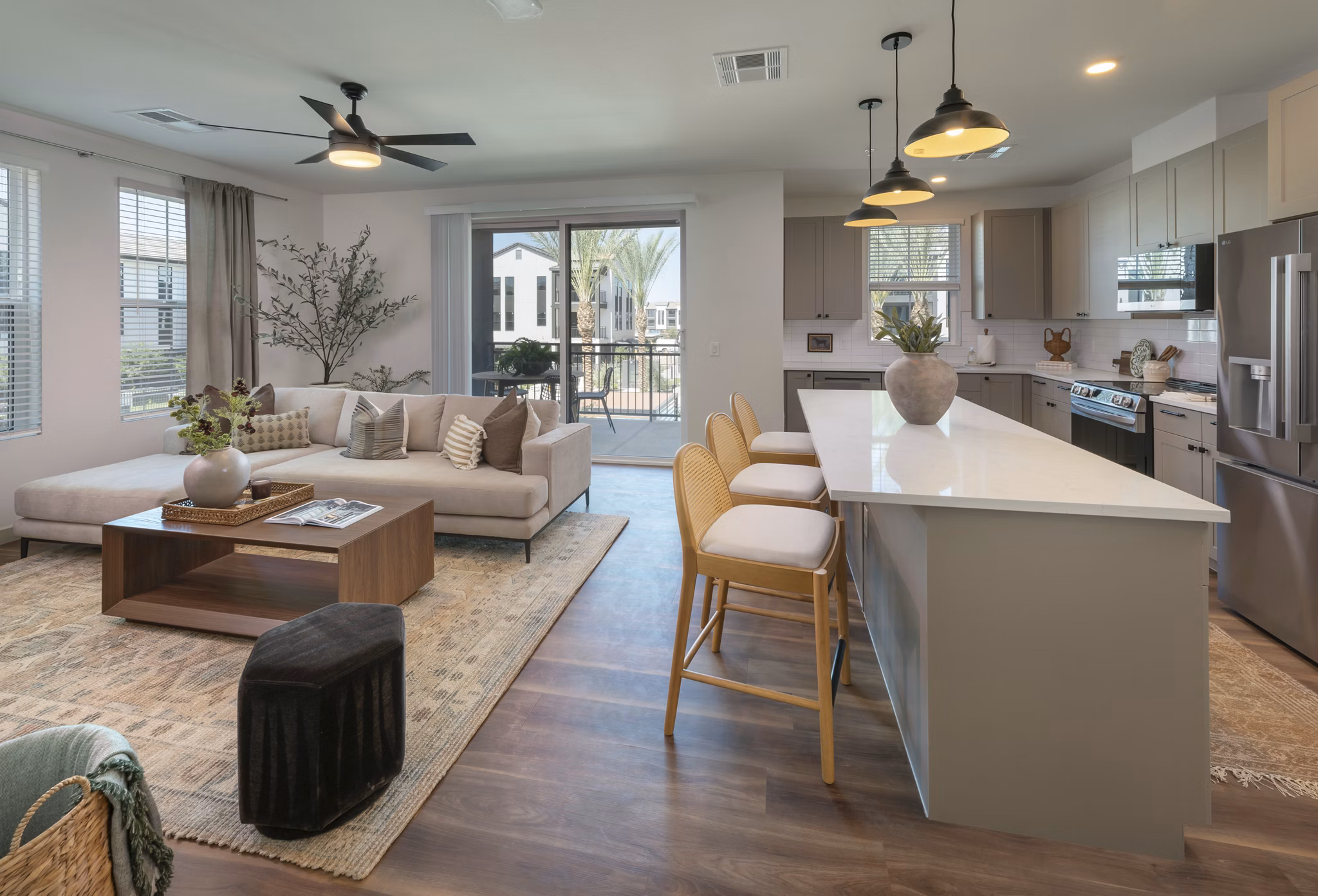 kitchen at The Mason Apartments