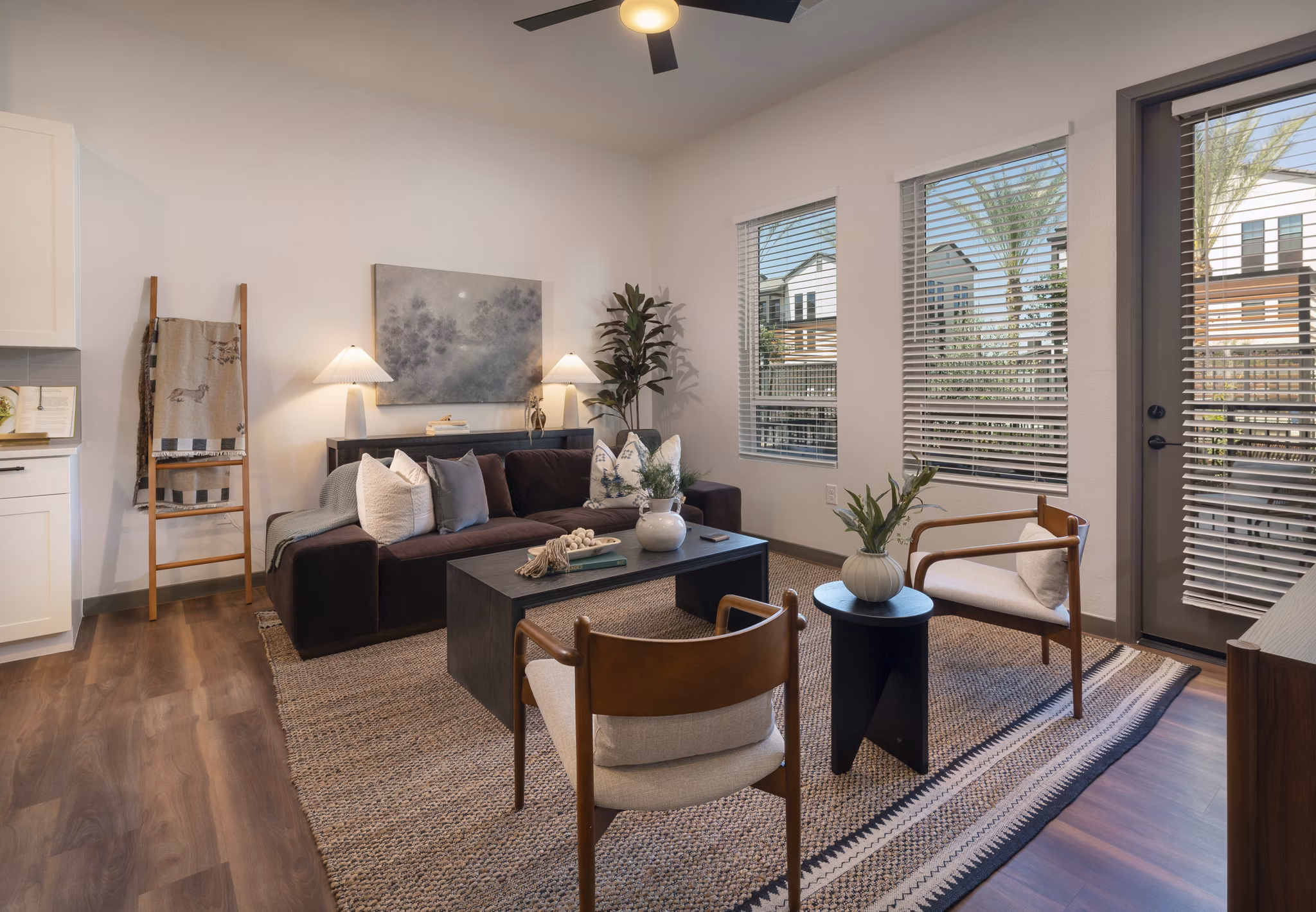 living room at The Mason Apartments