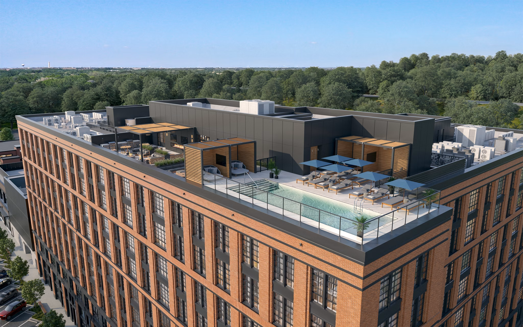 Rendering for Rt 500 Apartments