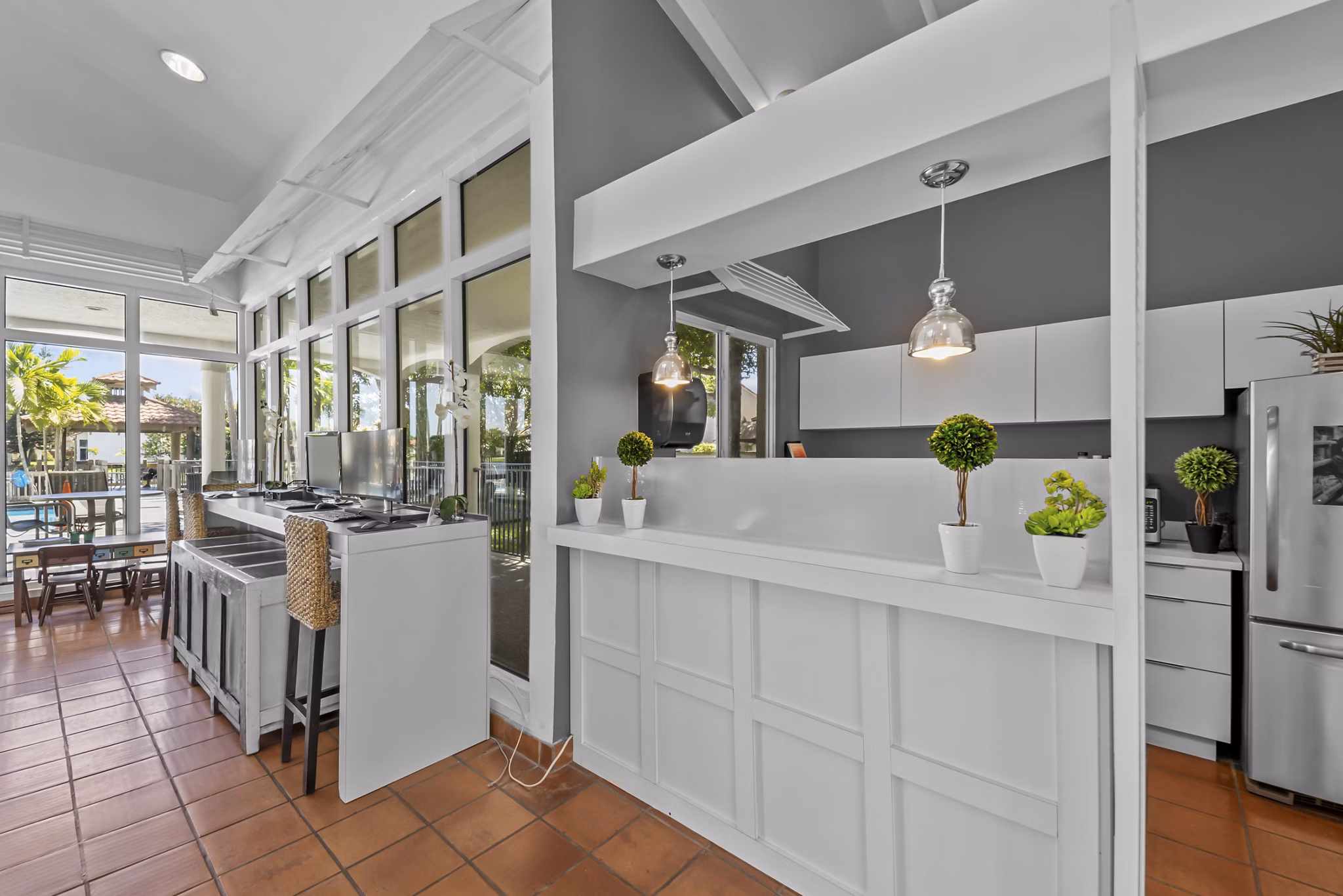 Clubhouse/Lobby at La Vue at Emerald Pointe Apartments