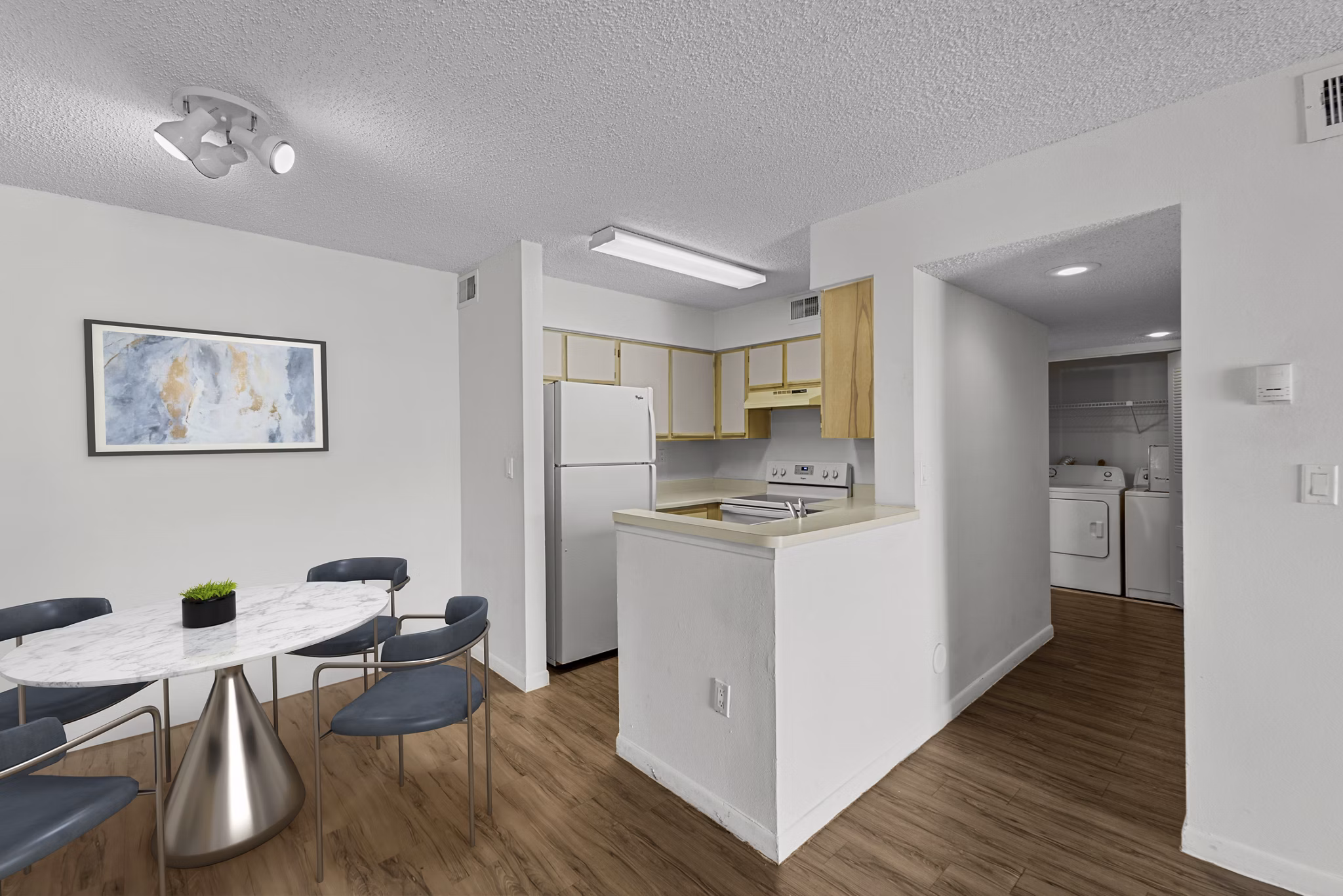 Dining Room at La Vue at Emerald Pointe Apartments