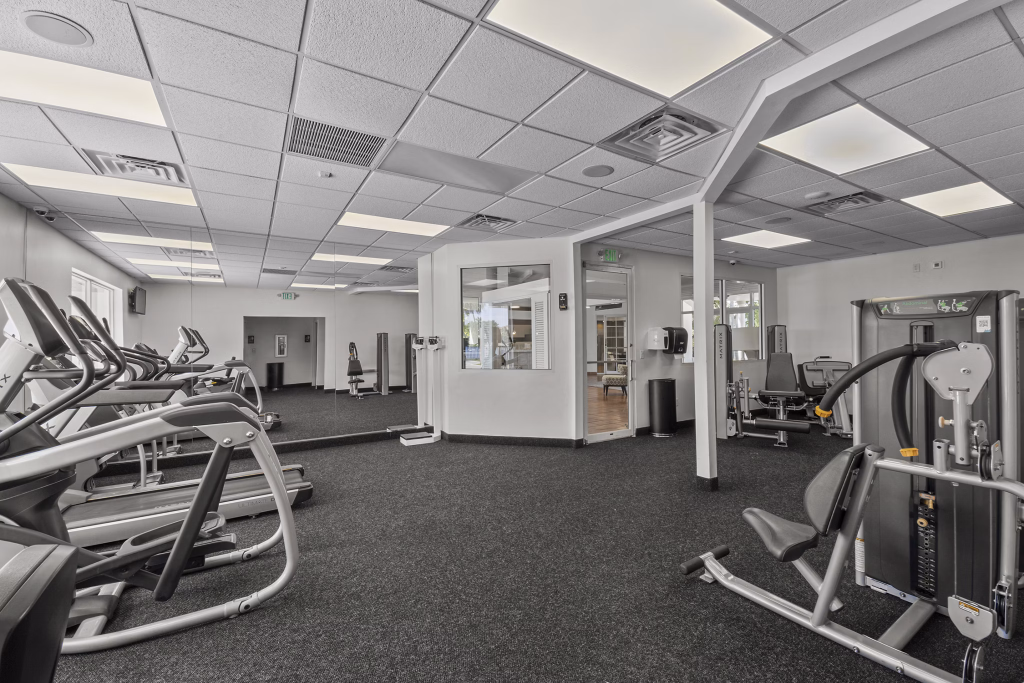 Fitness Center at La Vue at Emerald Pointe Apartments