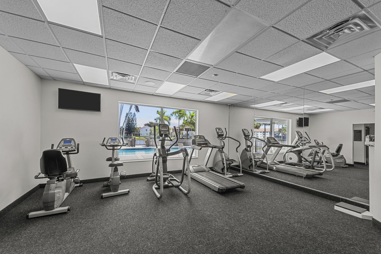 Gym at La Vue At Emerald Pointe (2 of 3)