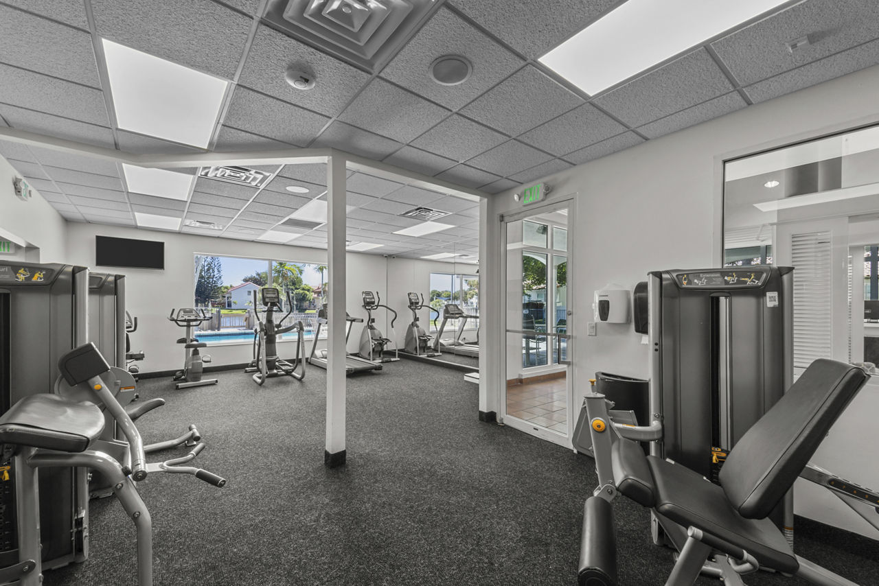Gym at La Vue At Emerald Pointe (3 of 3)
