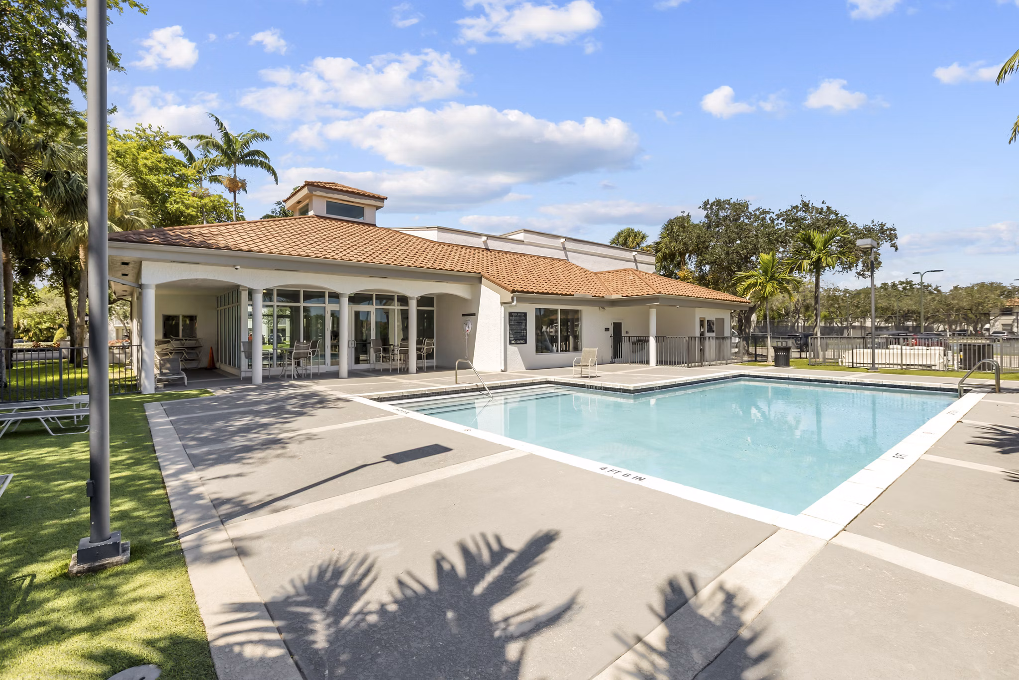 Pool at La Vue at Emerald Pointe Apartments
