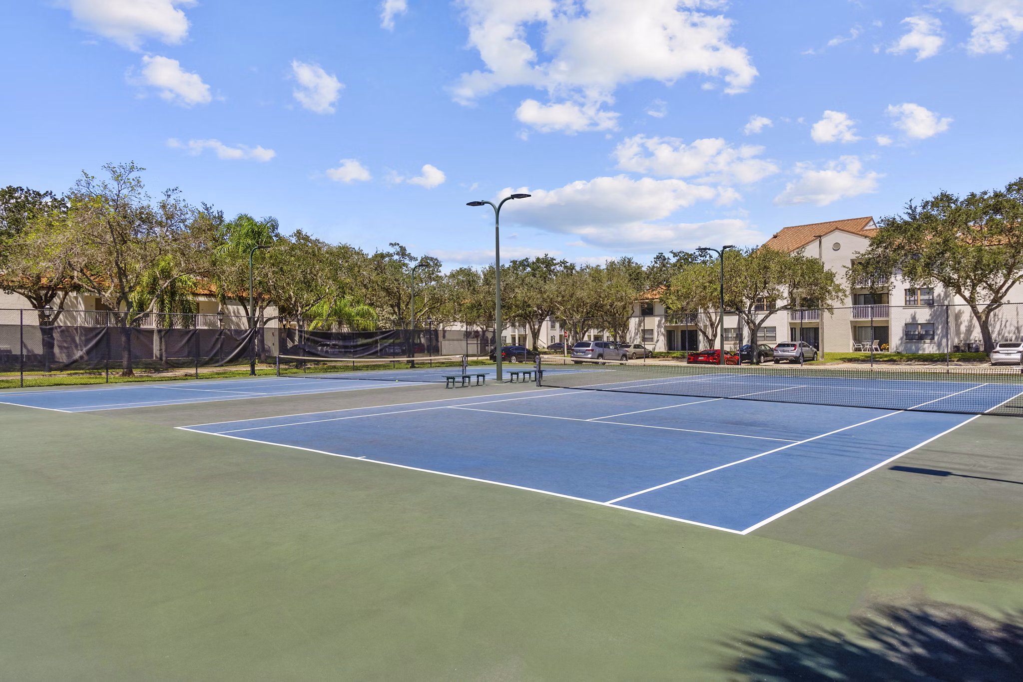 Recreational Area at La Vue at Emerald Pointe Apartments