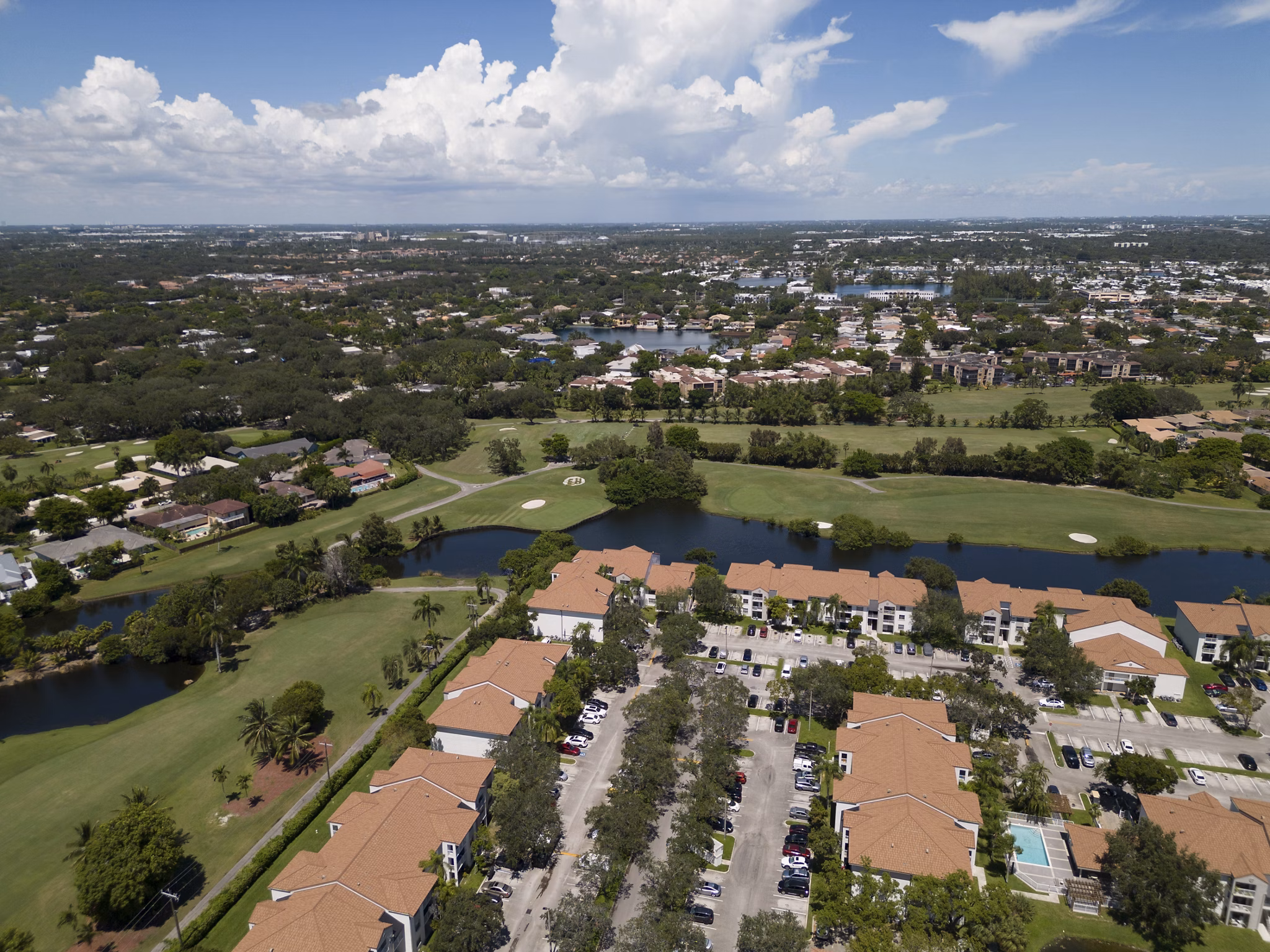 View at La Vue at Emerald Pointe Apartments