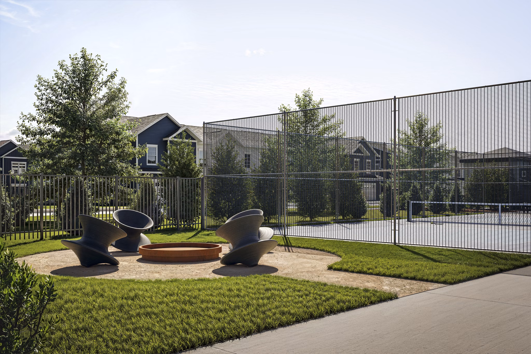 rendering at Oaks at Wendell Apartments