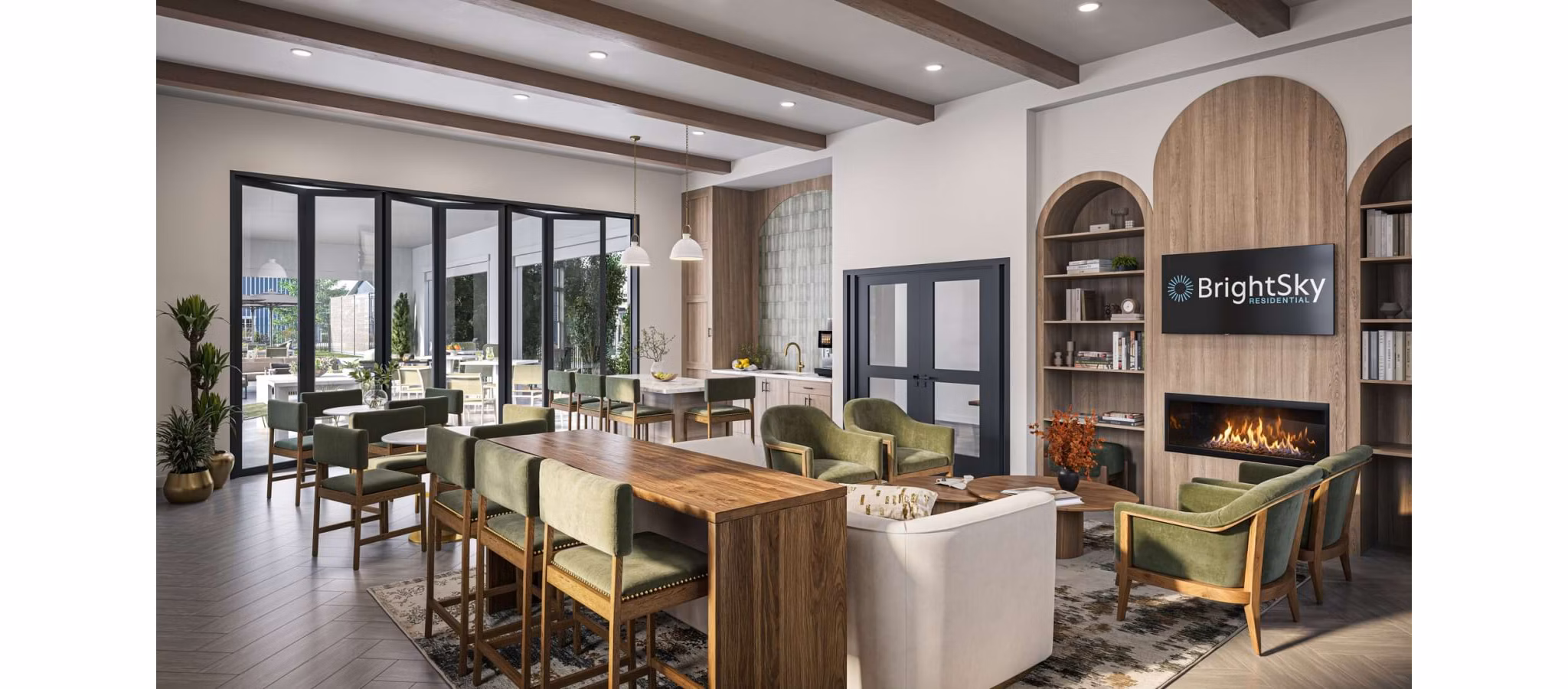 rendering at Oaks at Wendell Apartments