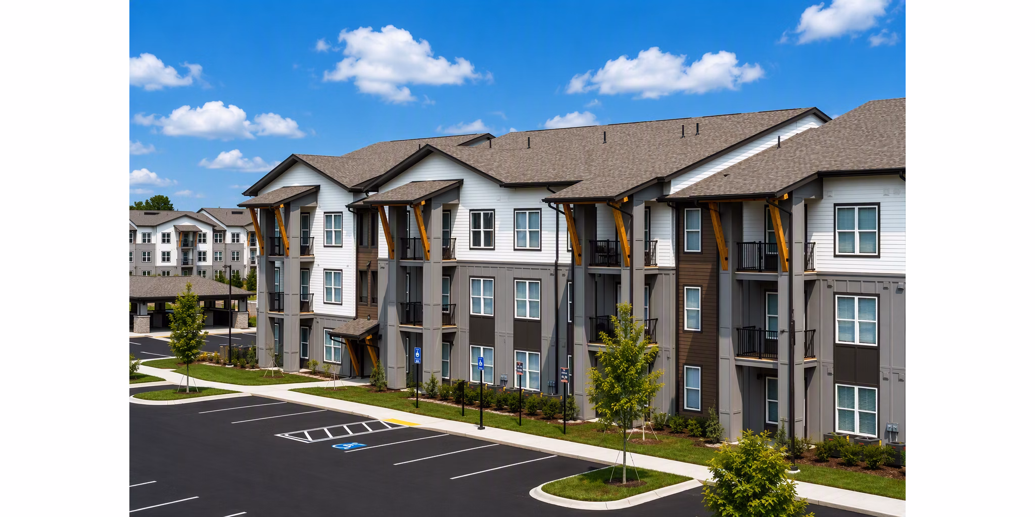 building at NOVEL Manchester Farm Apartments