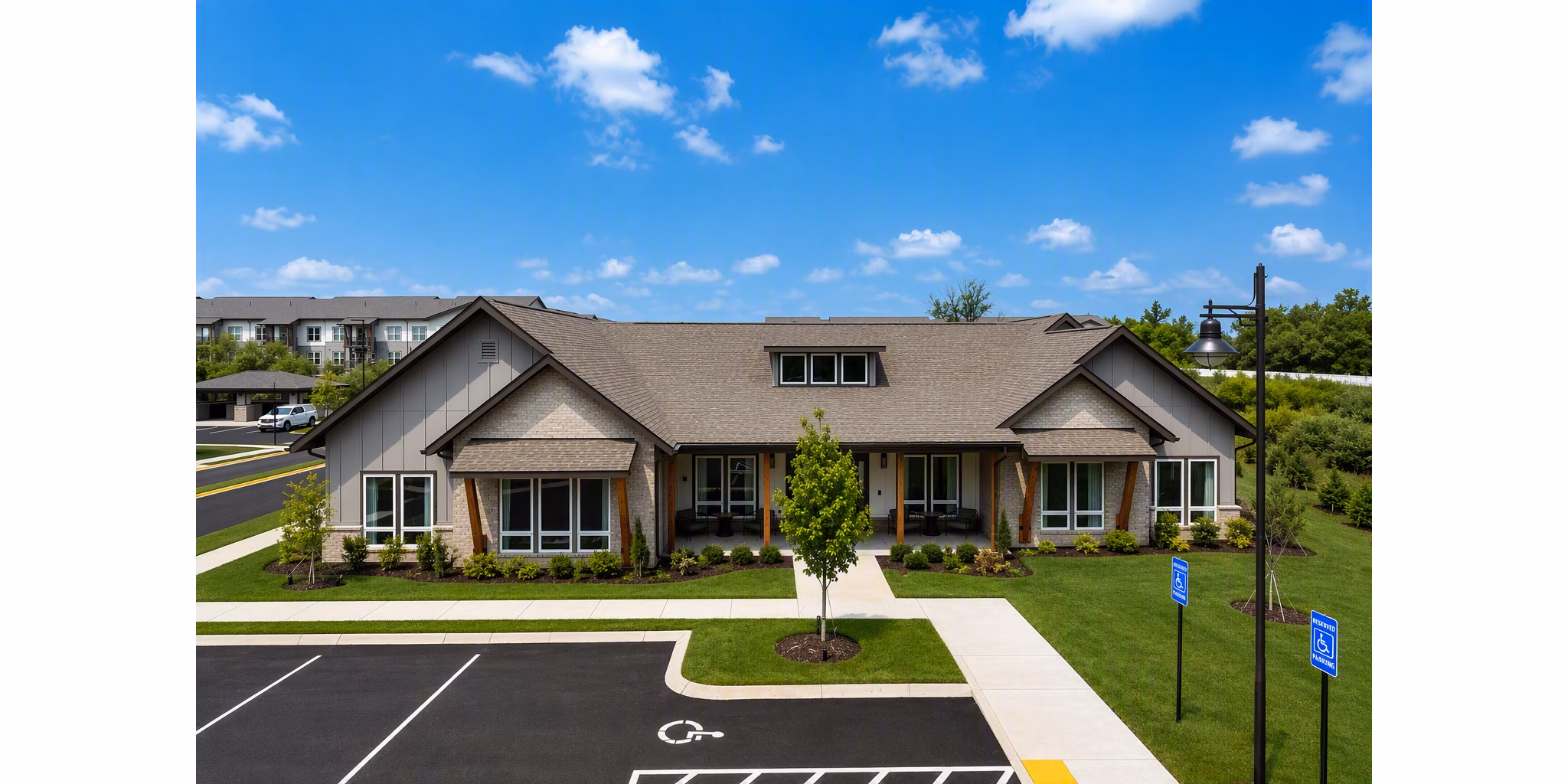 building at NOVEL Manchester Farm Apartments