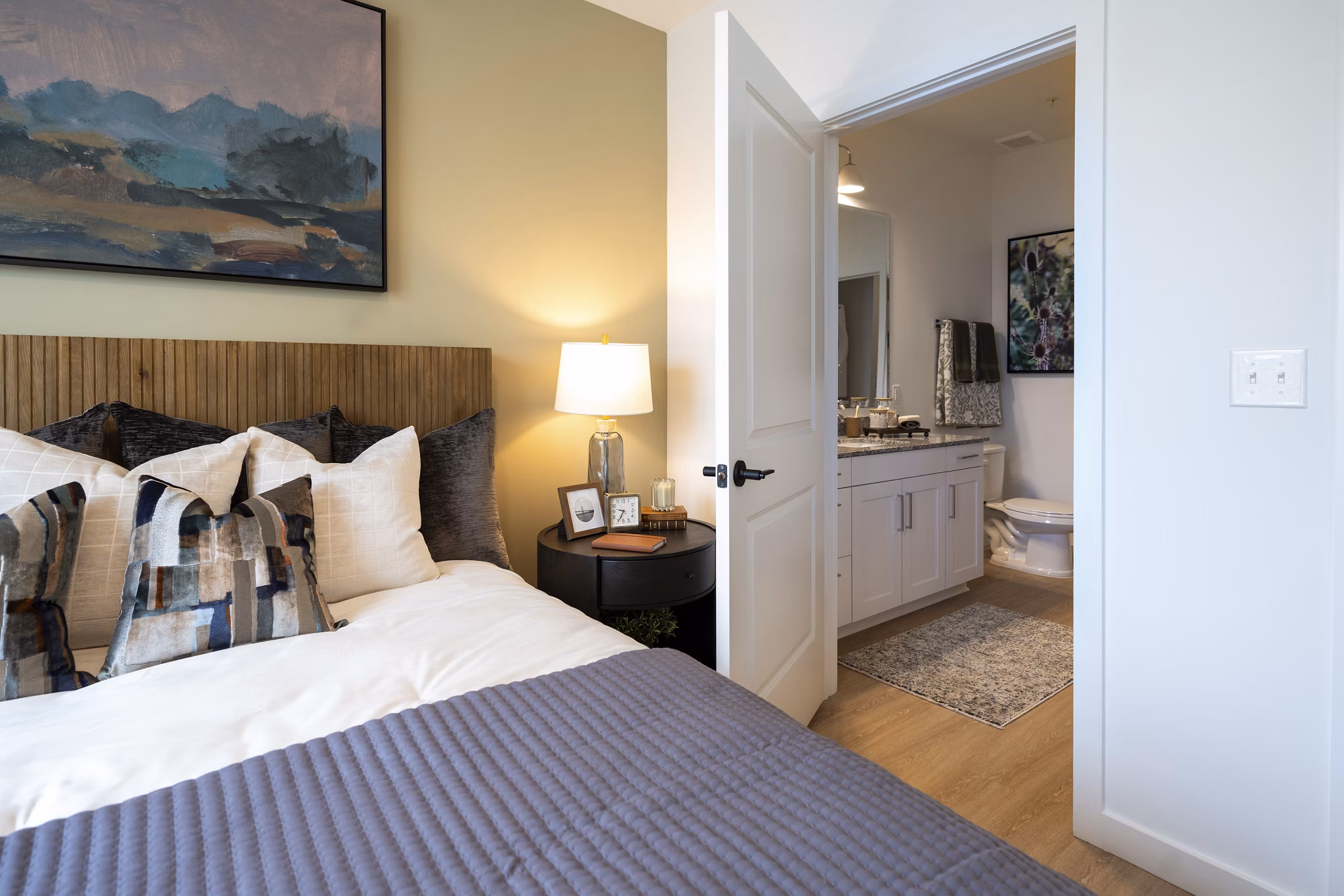 bedroom at NOVEL Manchester Farm Apartments