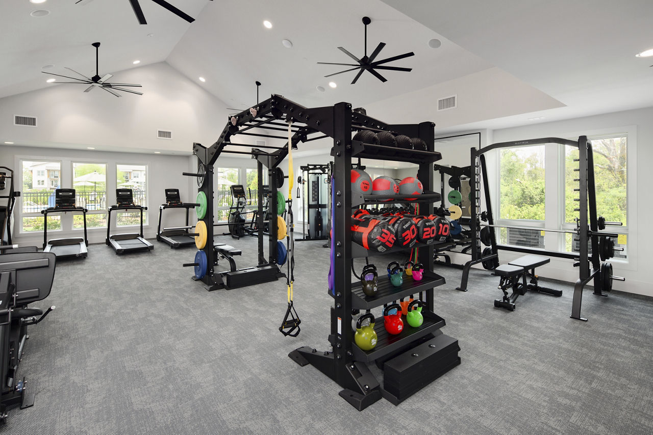 Gym at Novel Manchester Farm (1 of 3)