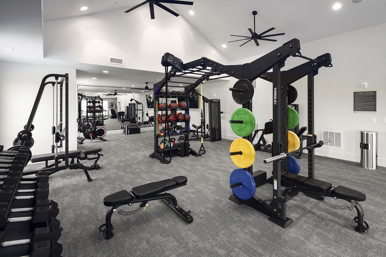 Gym at Novel Manchester Farm (2 of 3)