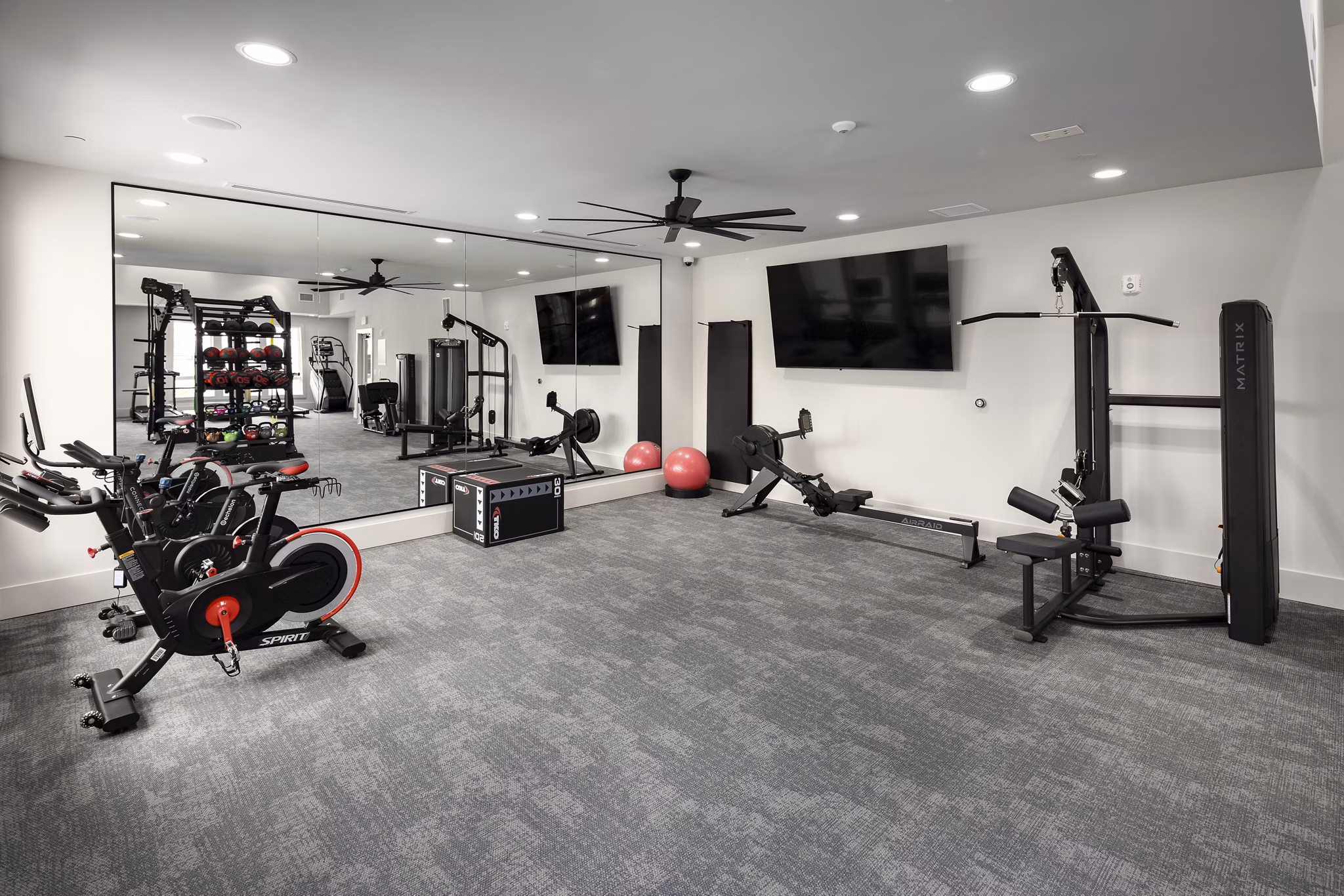 fitness center at NOVEL Manchester Farm Apartments