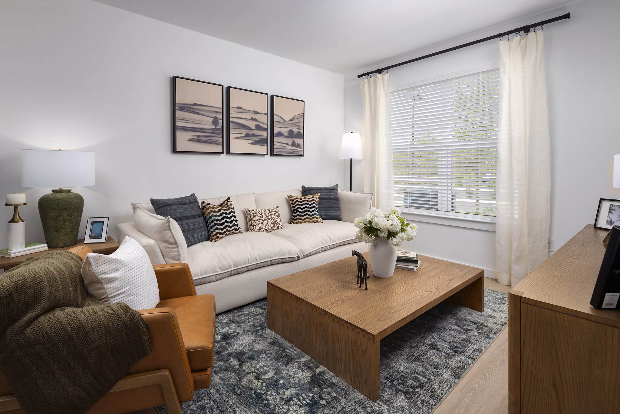 living room at NOVEL Manchester Farmb Apartments