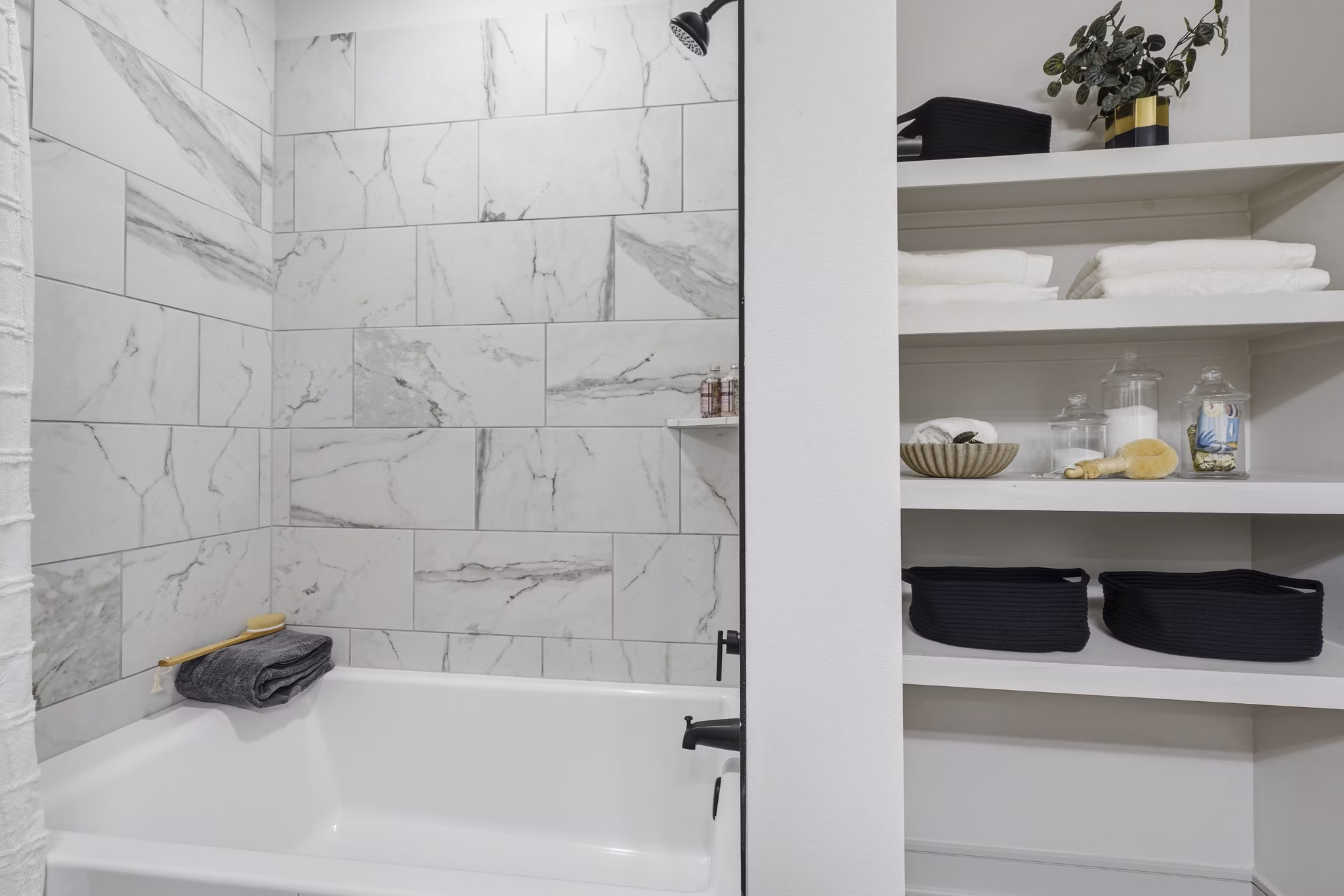 Bathroom at Domain Benbrook Apartments