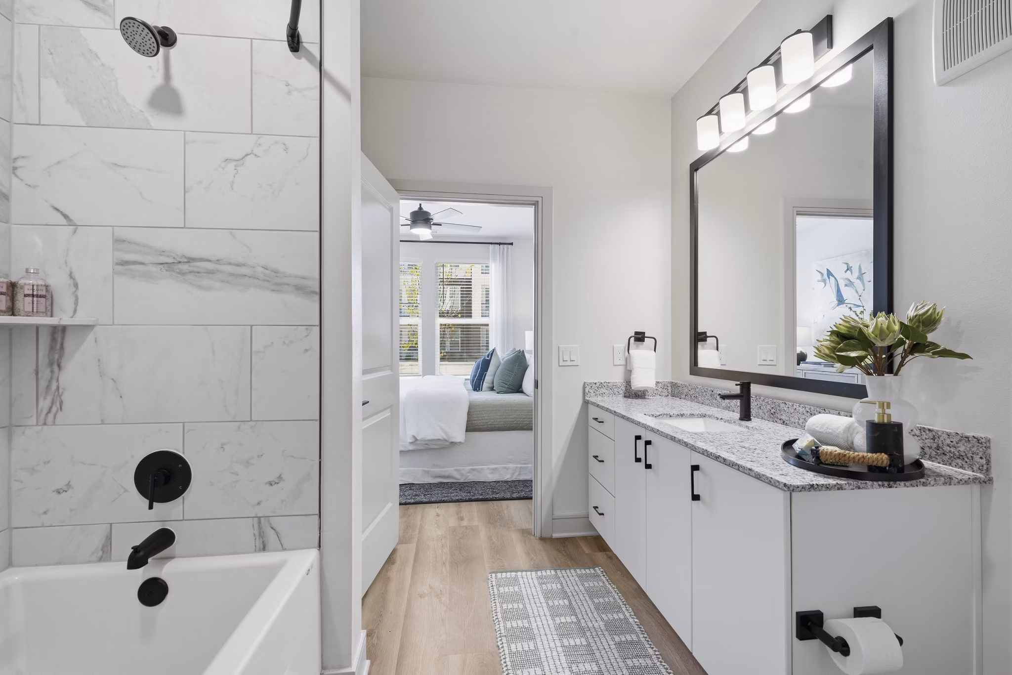 Bathroom at Domain Benbrook Apartments