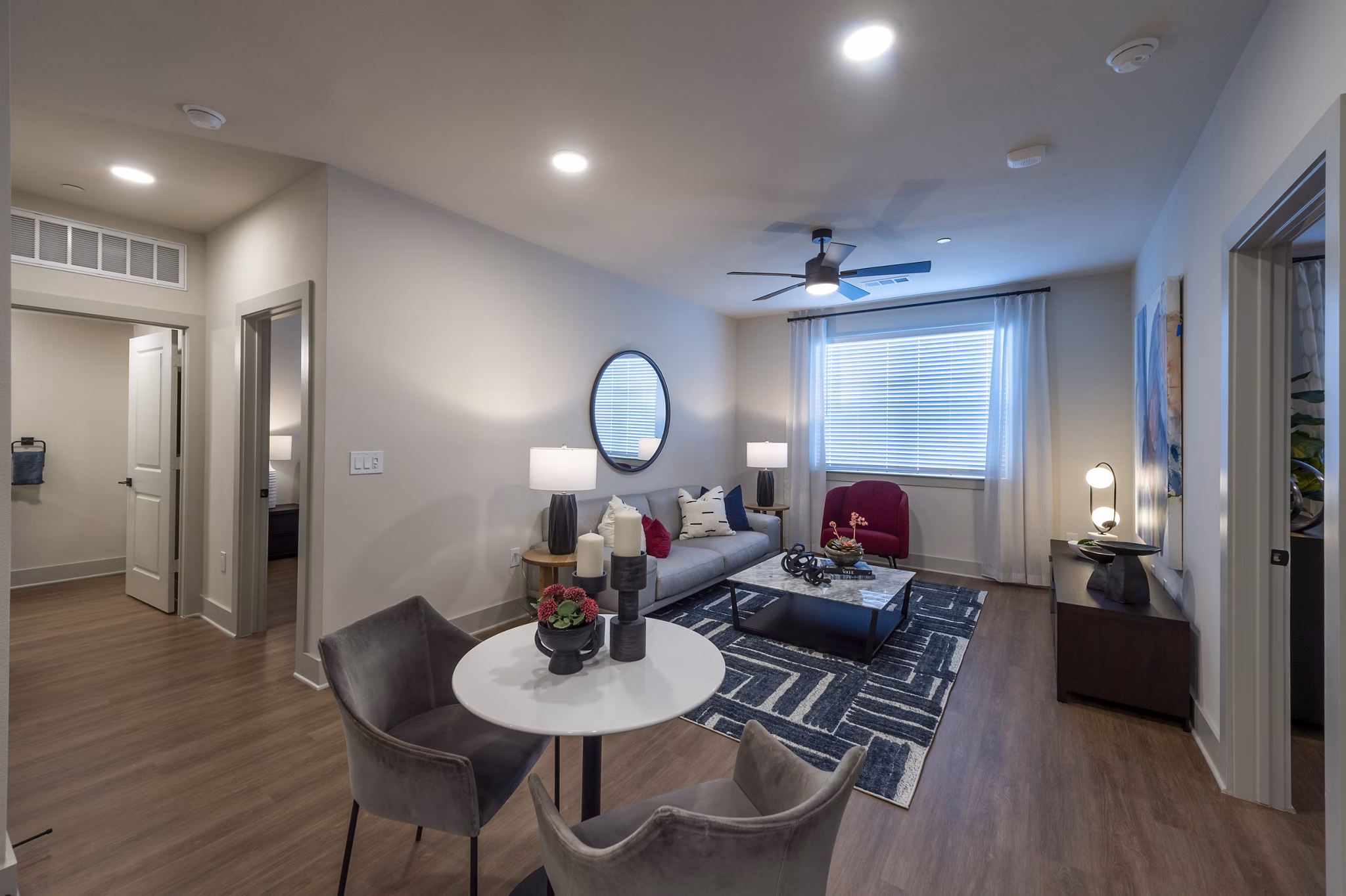 Dining Room at Domain Benbrook Apartments