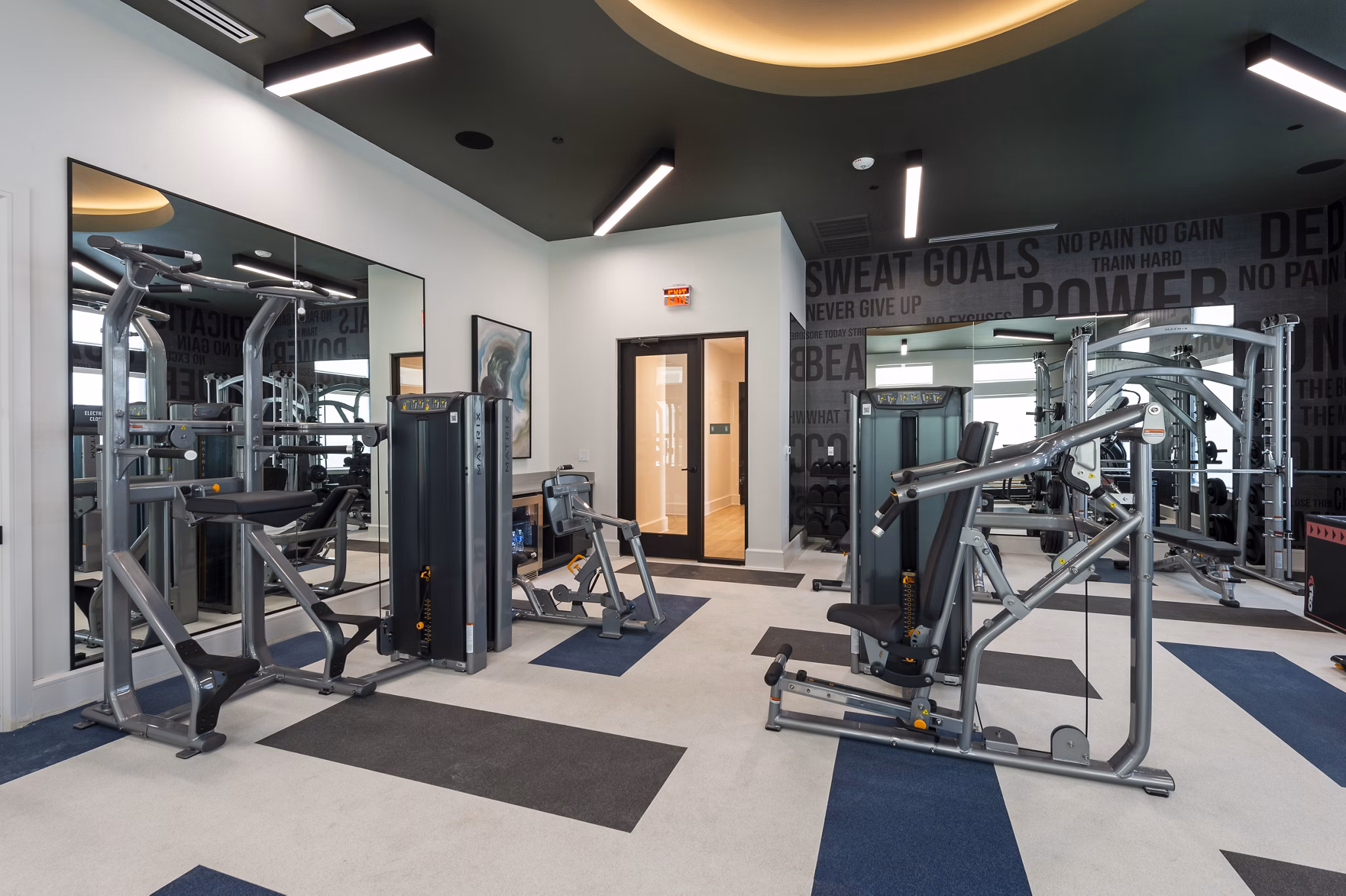 Fitness Center at Domain Benbrook Apartments