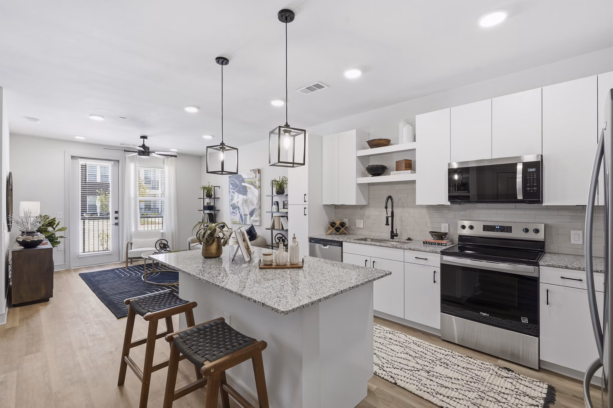 Kitchen at Domain Benbrook Apartments