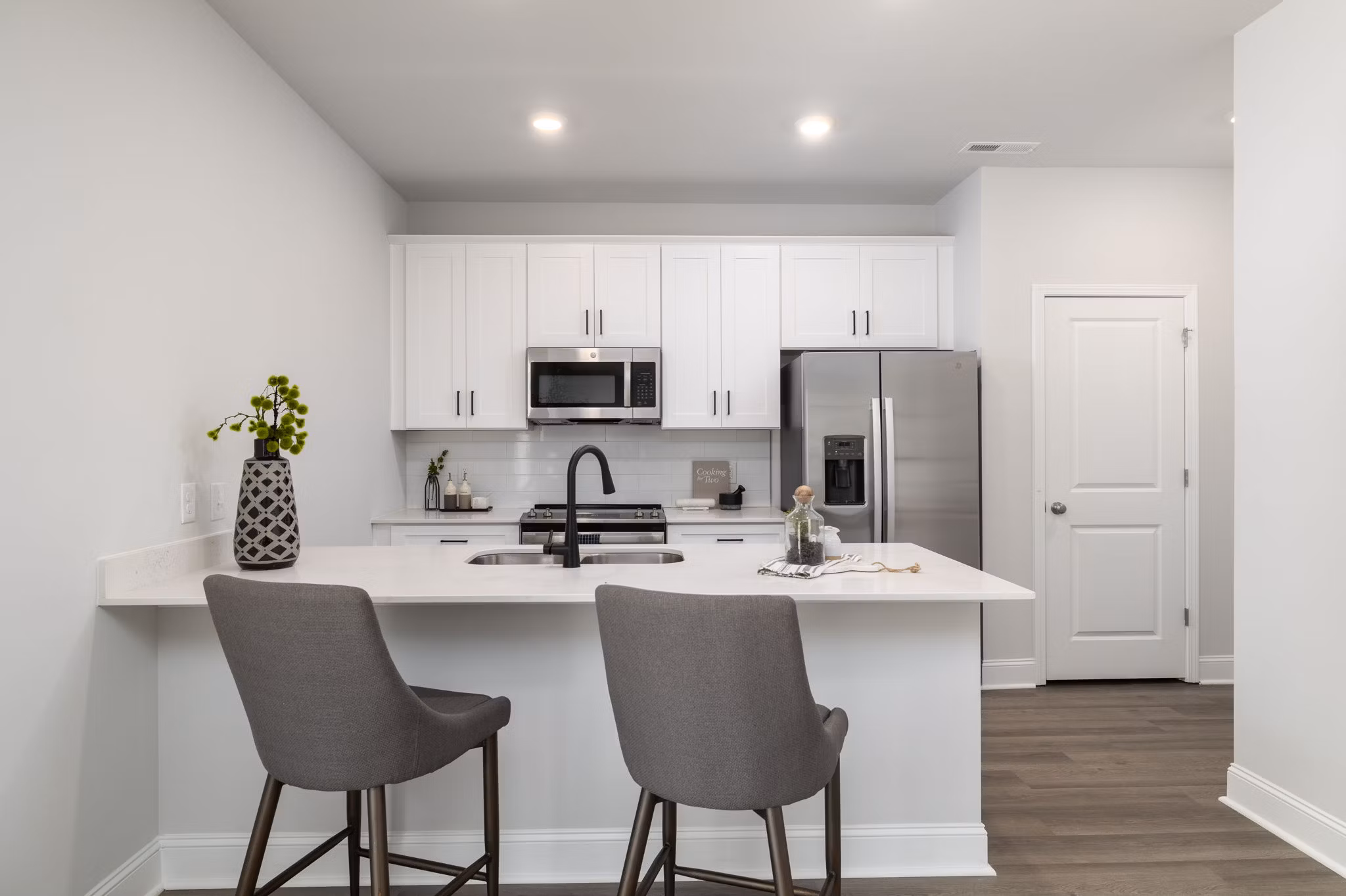Kitchen at Spire at Wendell Apartments
