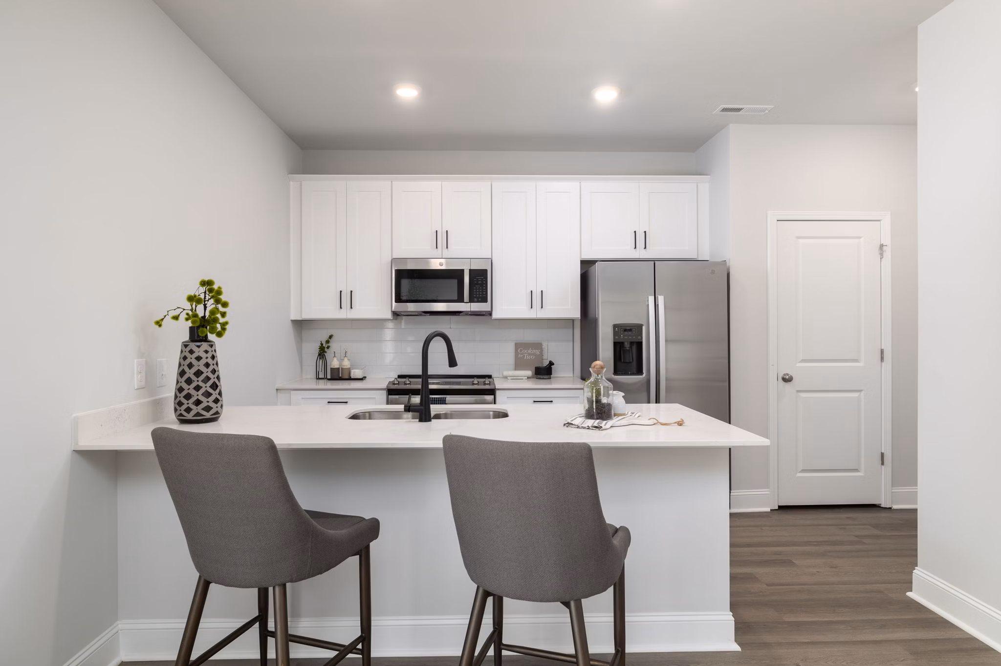 Kitchen at Spire at Wendell Apartments