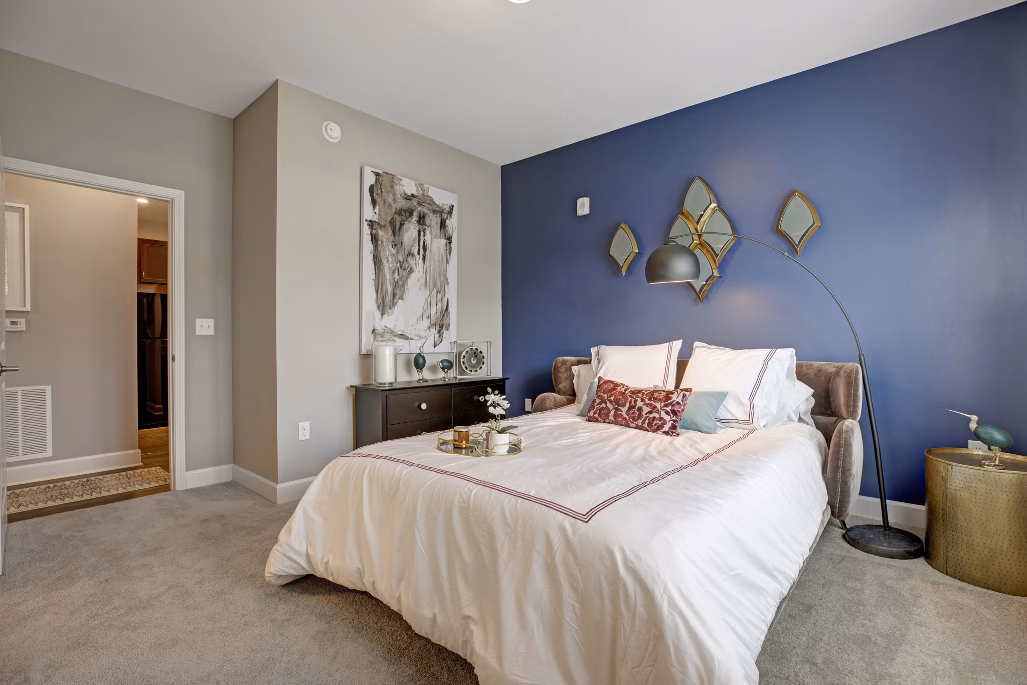 Bedroom at Ascent at Mallard Creek Apartments