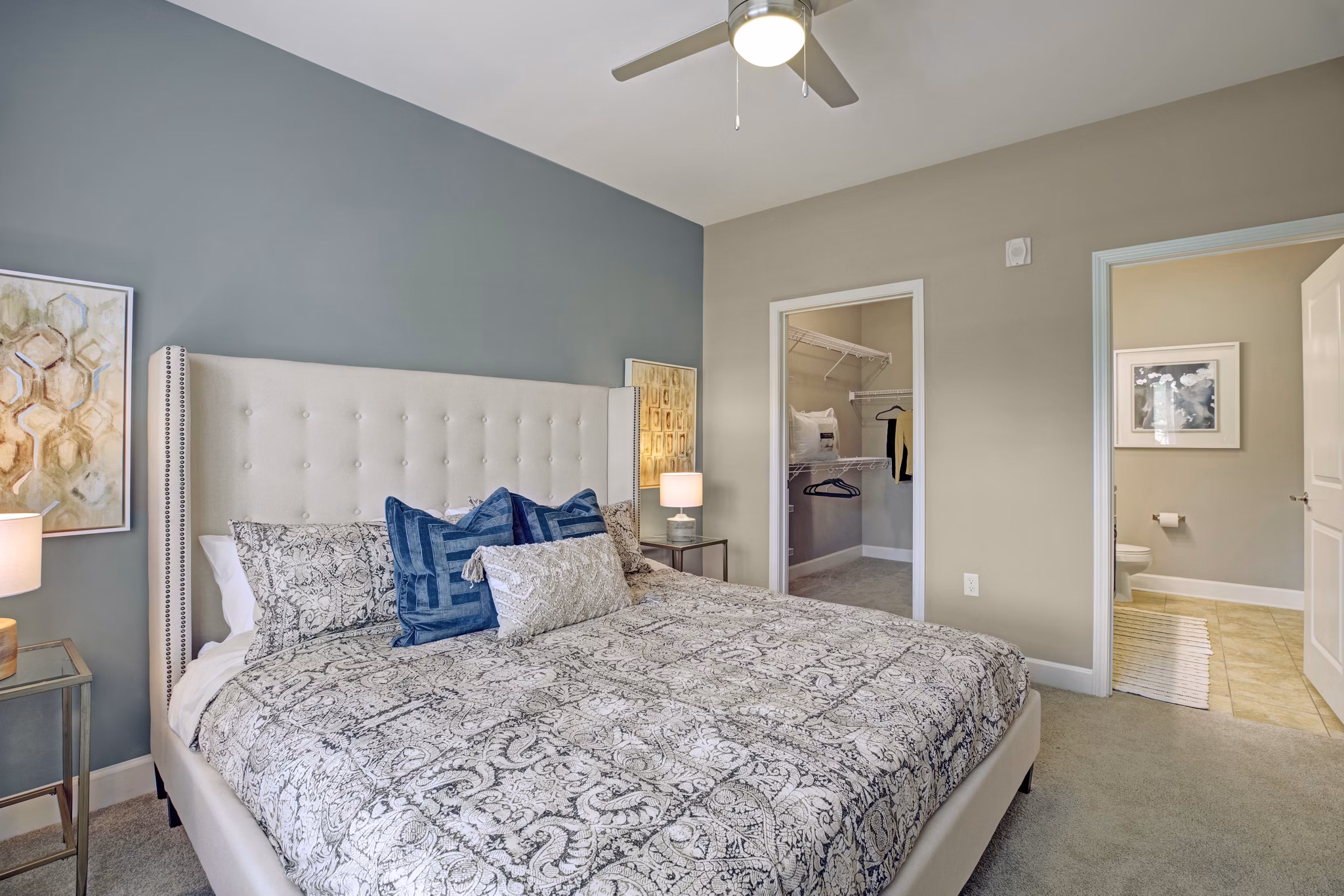 Bedroom at Ascent at Mallard Creek Apartments