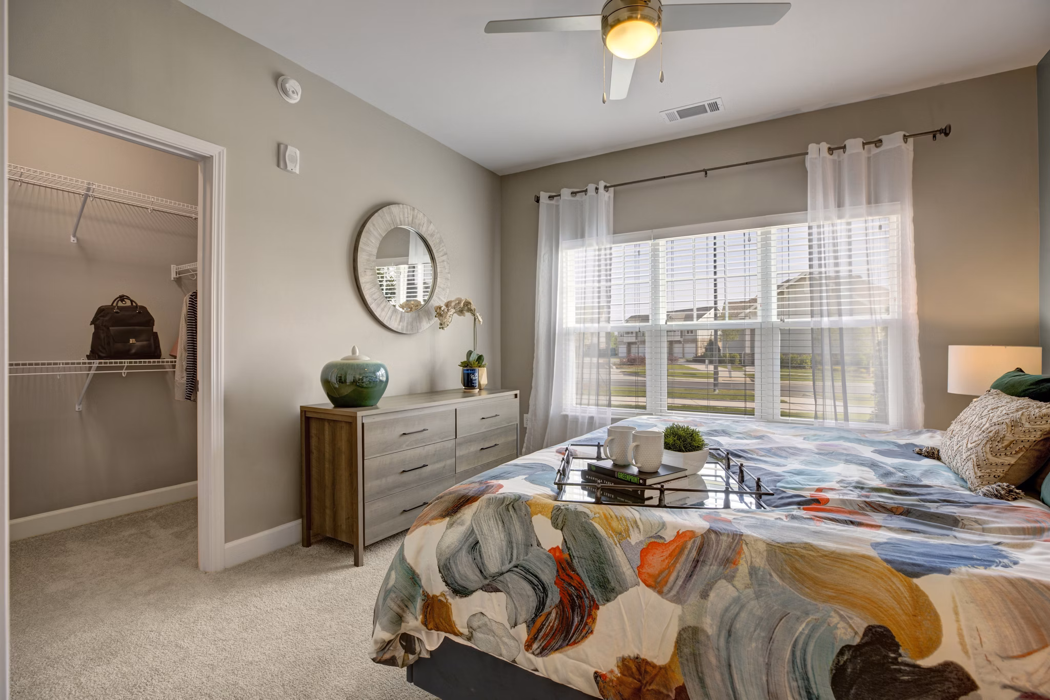 Closet at Ascent at Mallard Creek Apartments
