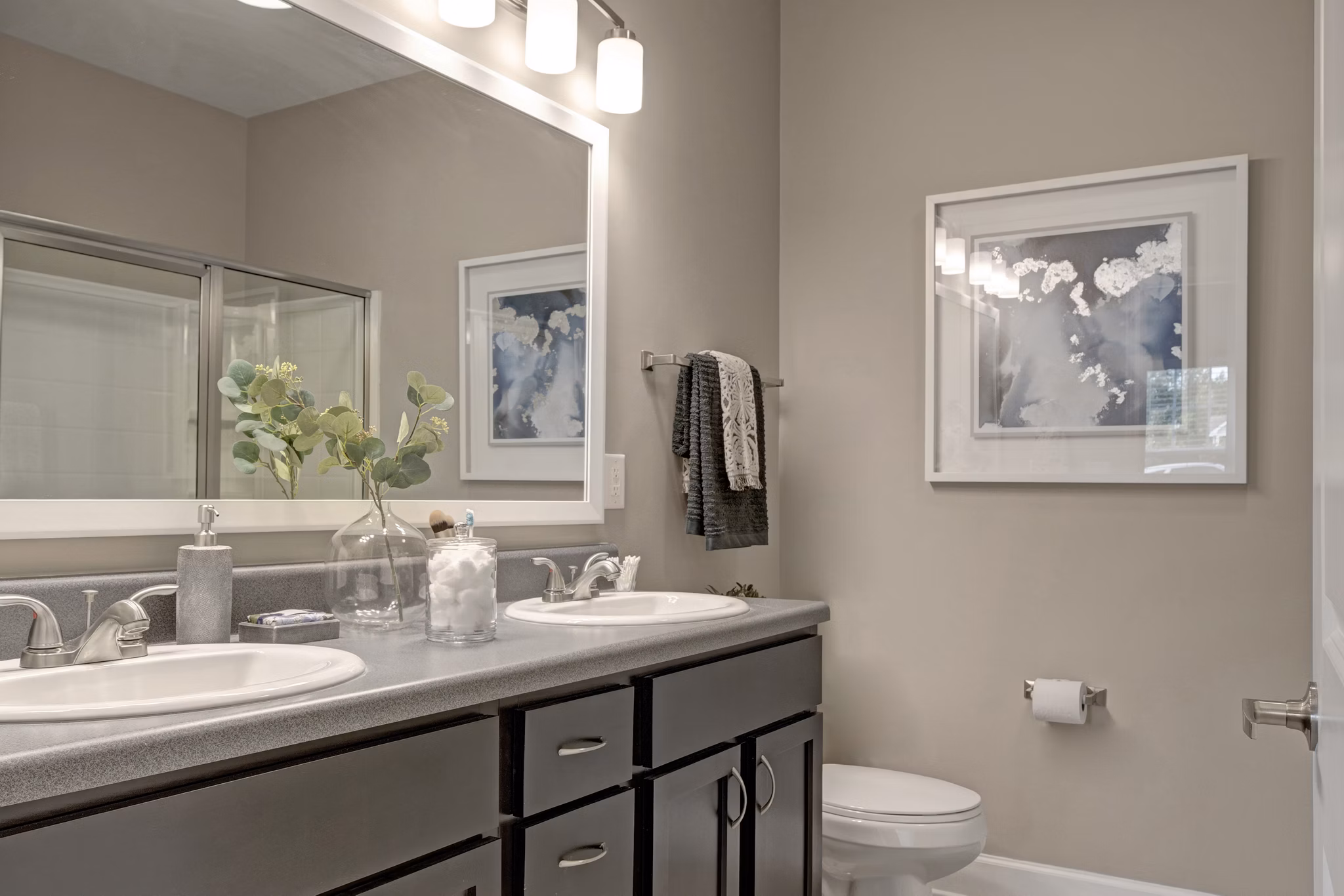 Bathroom at Ascent at Mallard Creek Apartments