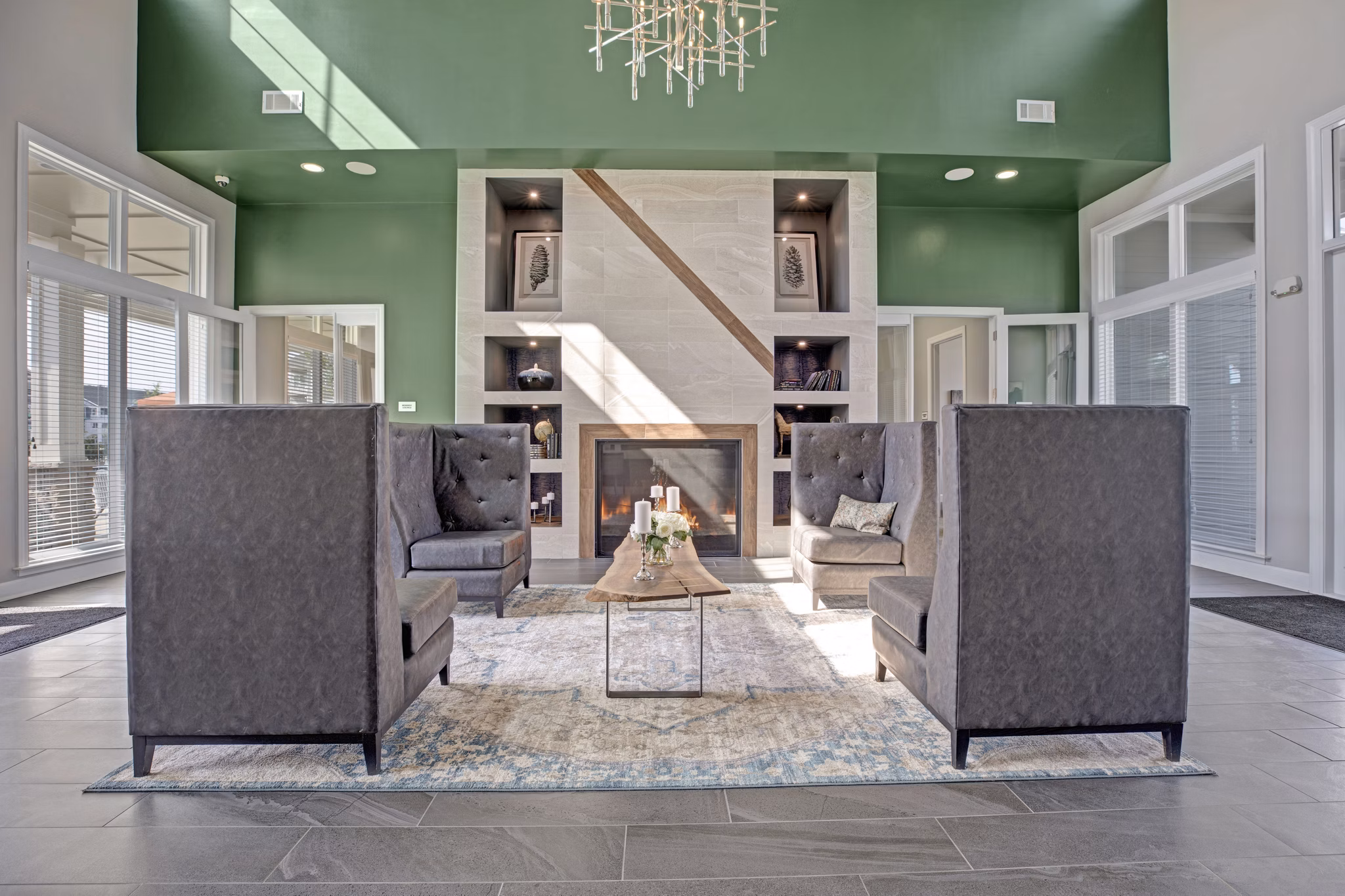 Clubhouse/Lobby at Ascent at Mallard Creek Apartments