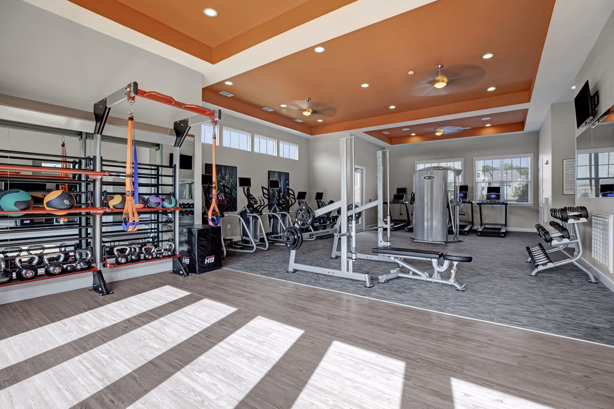 Fitness Center at Ascent at Mallard Creek Apartments