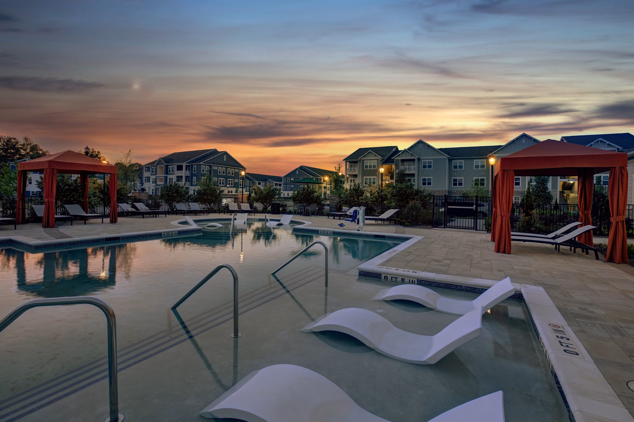 Pool at Ascent at Mallard Creek Apartments
