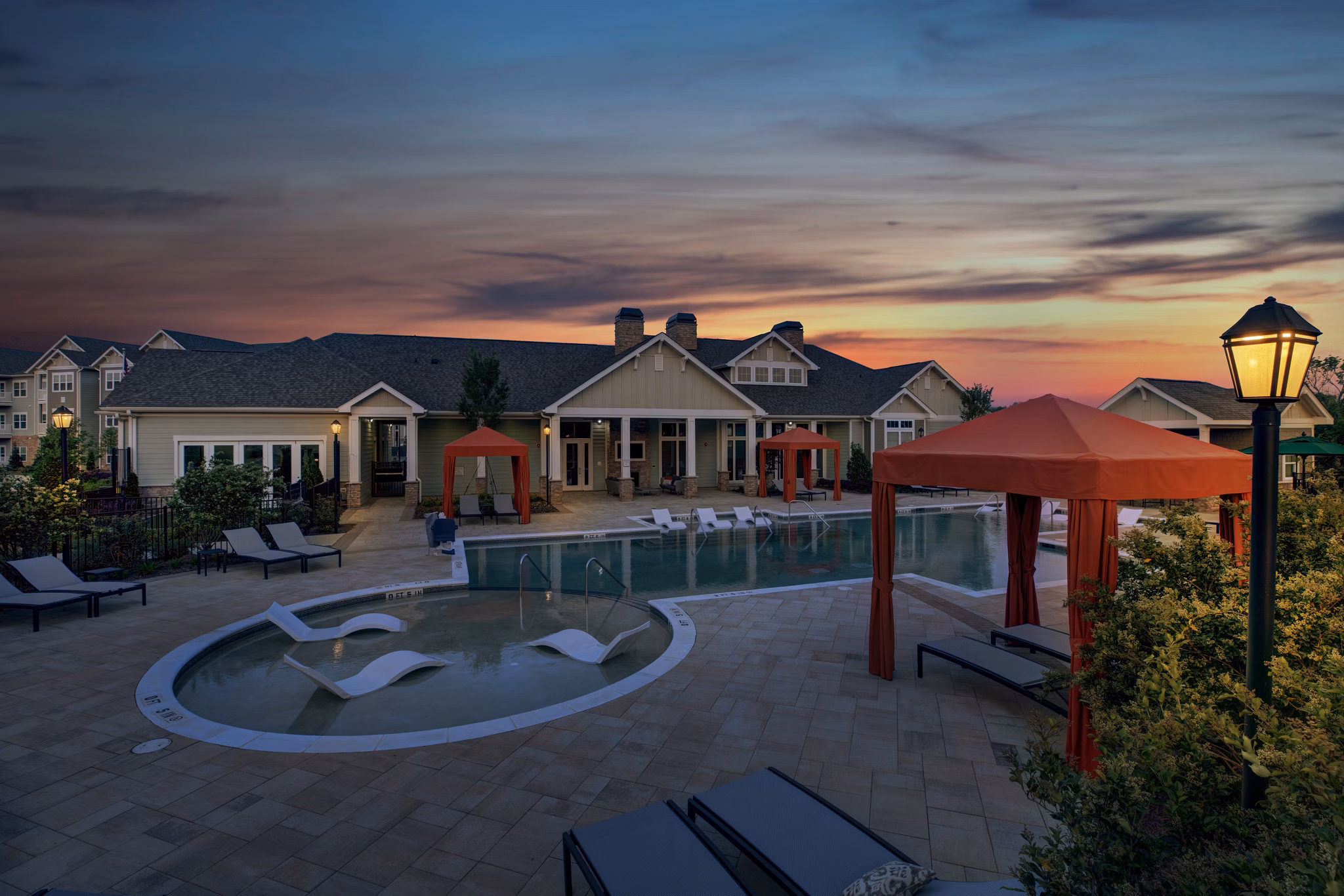 Pool at Ascent at Mallard Creek Apartments
