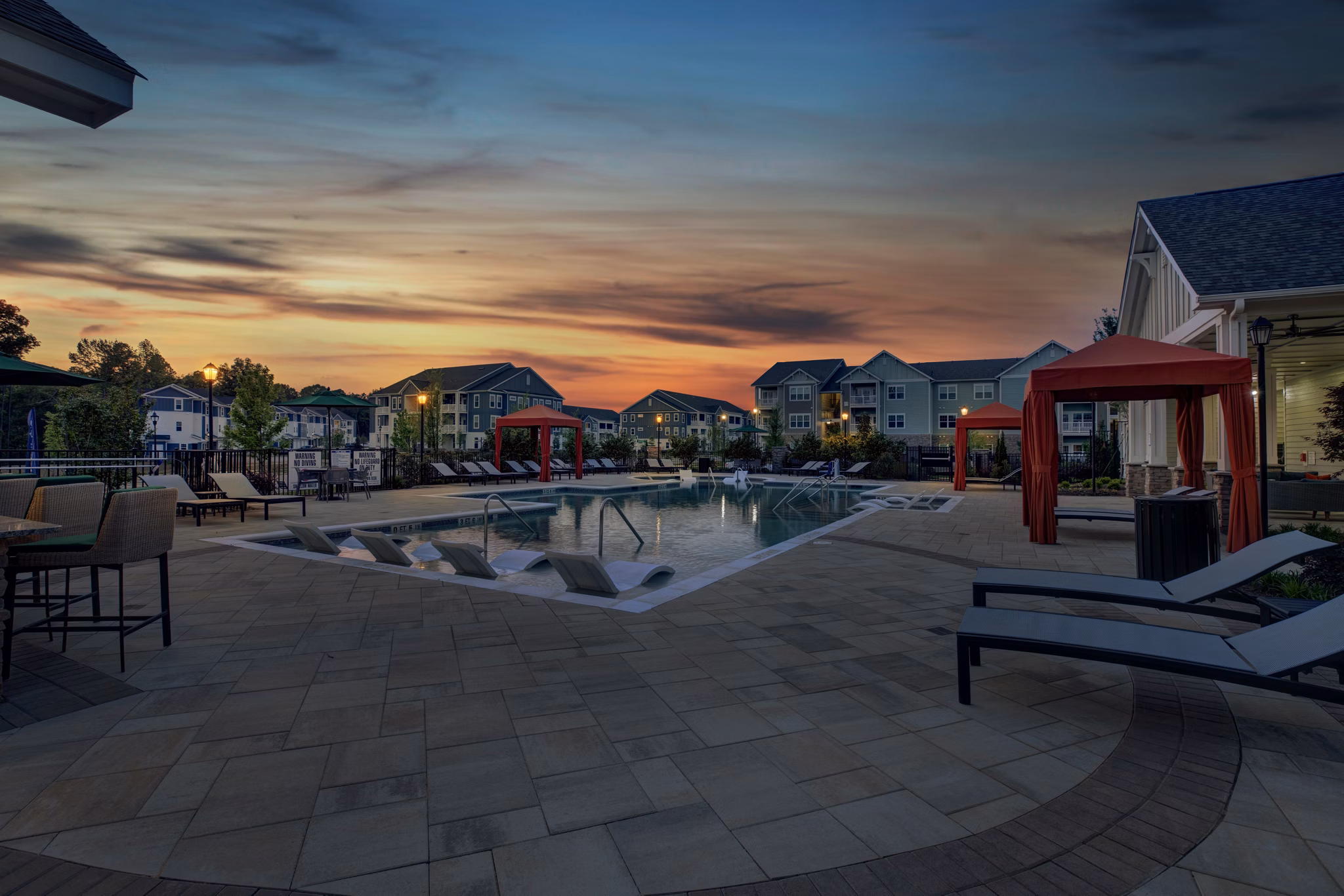 Pool at Ascent at Mallard Creek Apartments