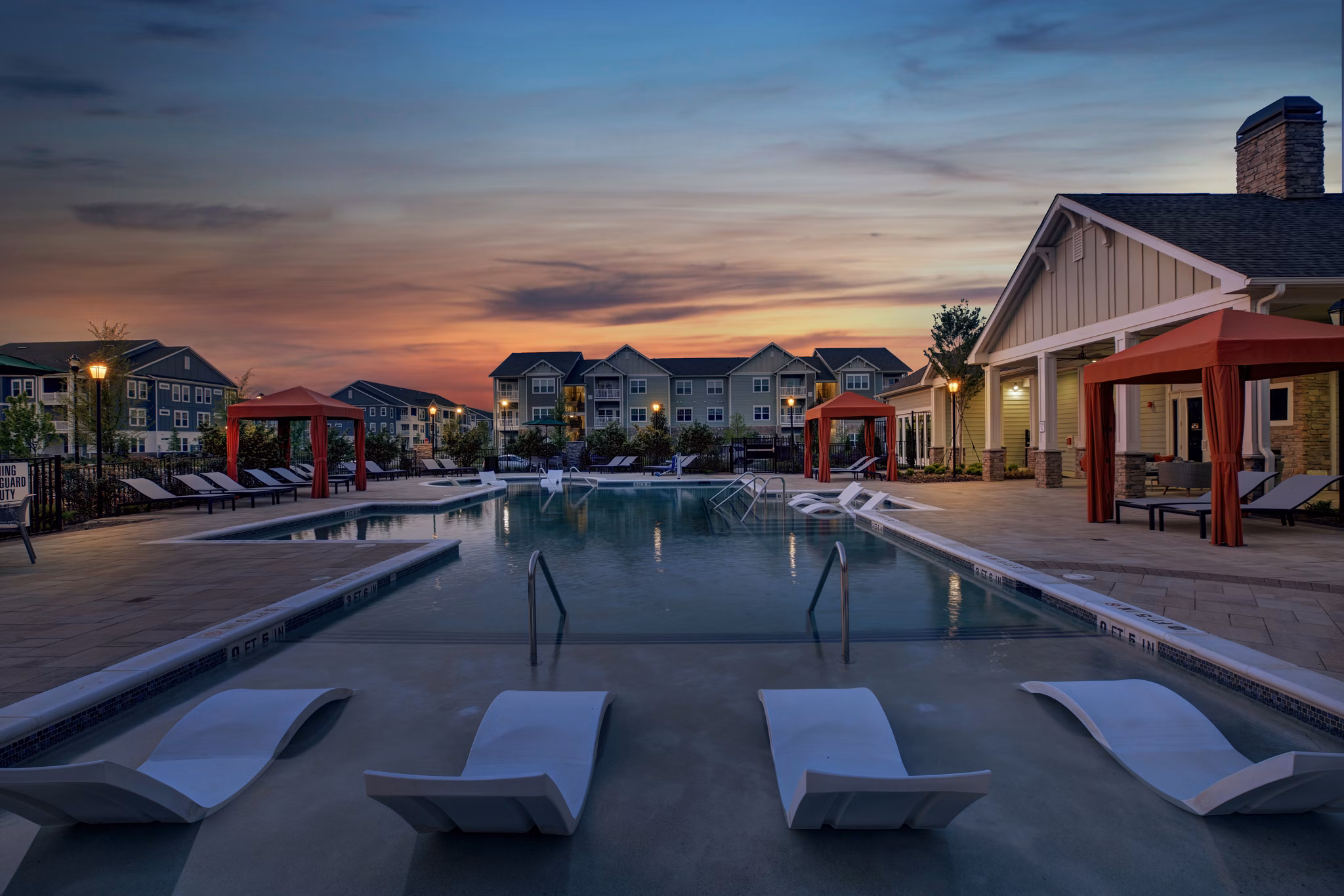 Pool at Ascent at Mallard Creek Apartments