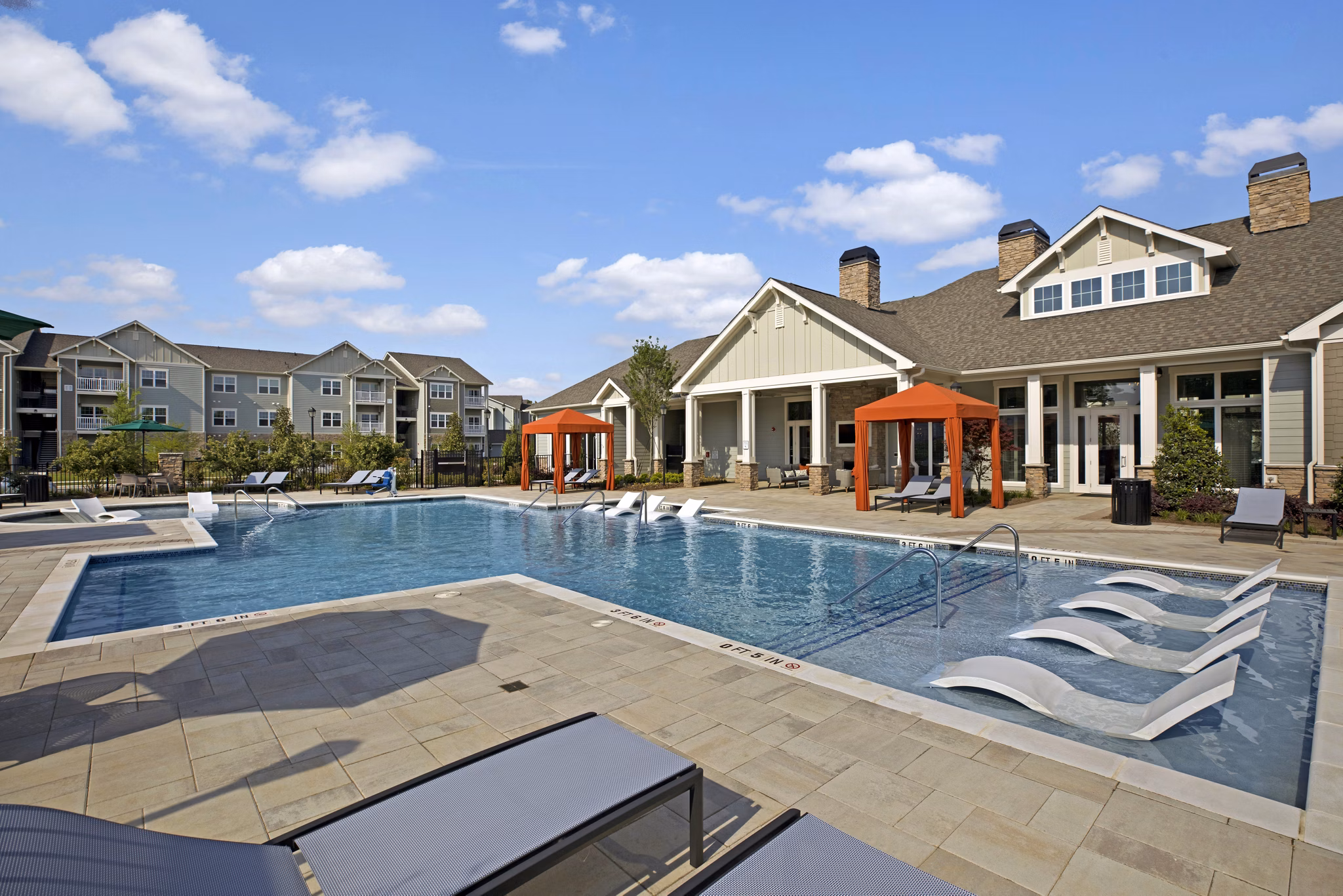 Pool at Ascent at Mallard Creek Apartments
