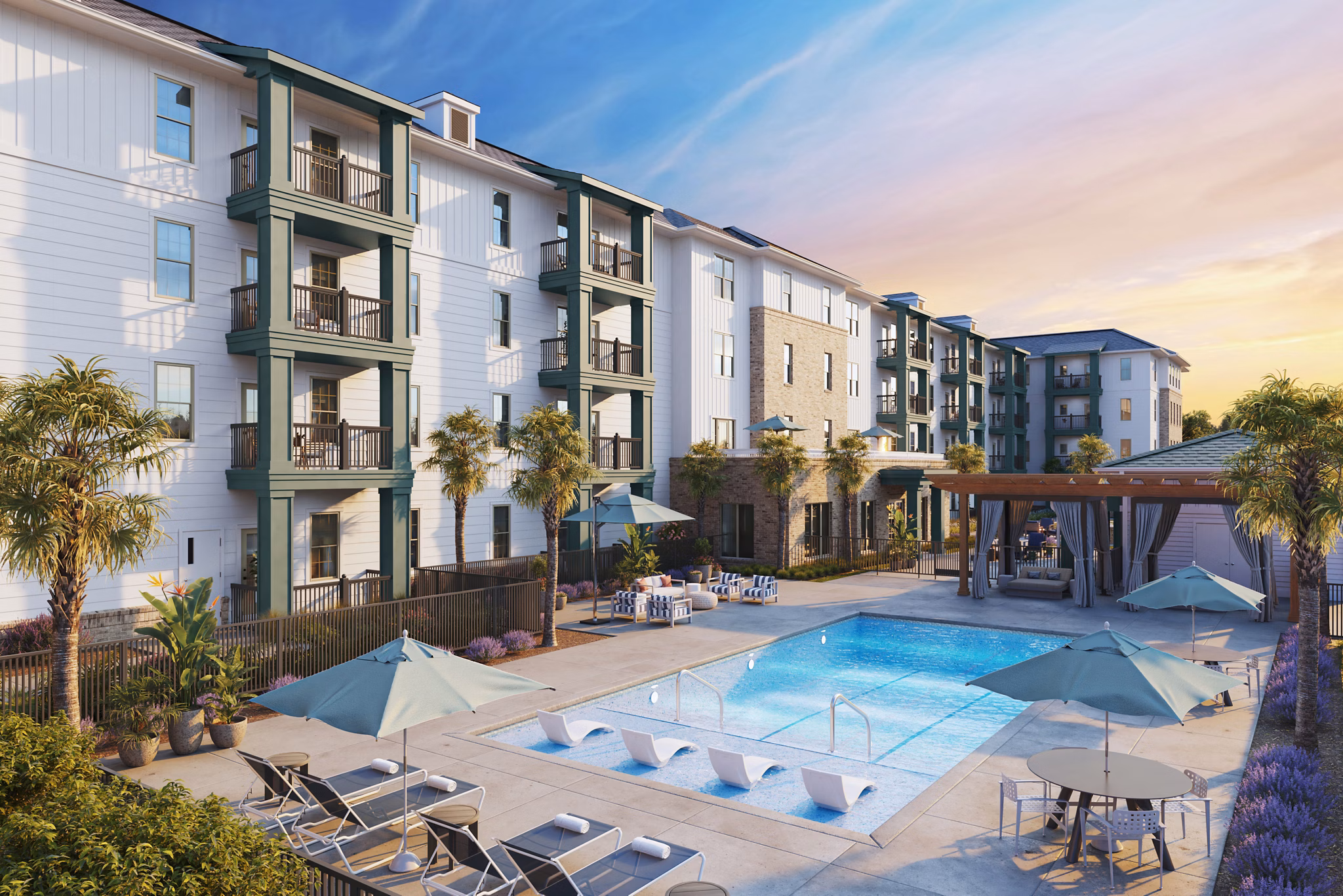 Pool at Album Dorchester Apartments