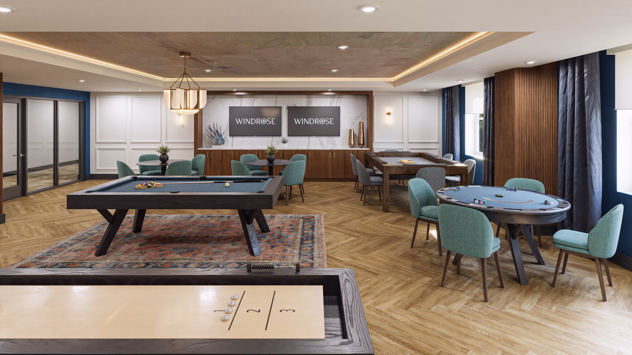 Clubhouse/Lobby at Windrose Apartments