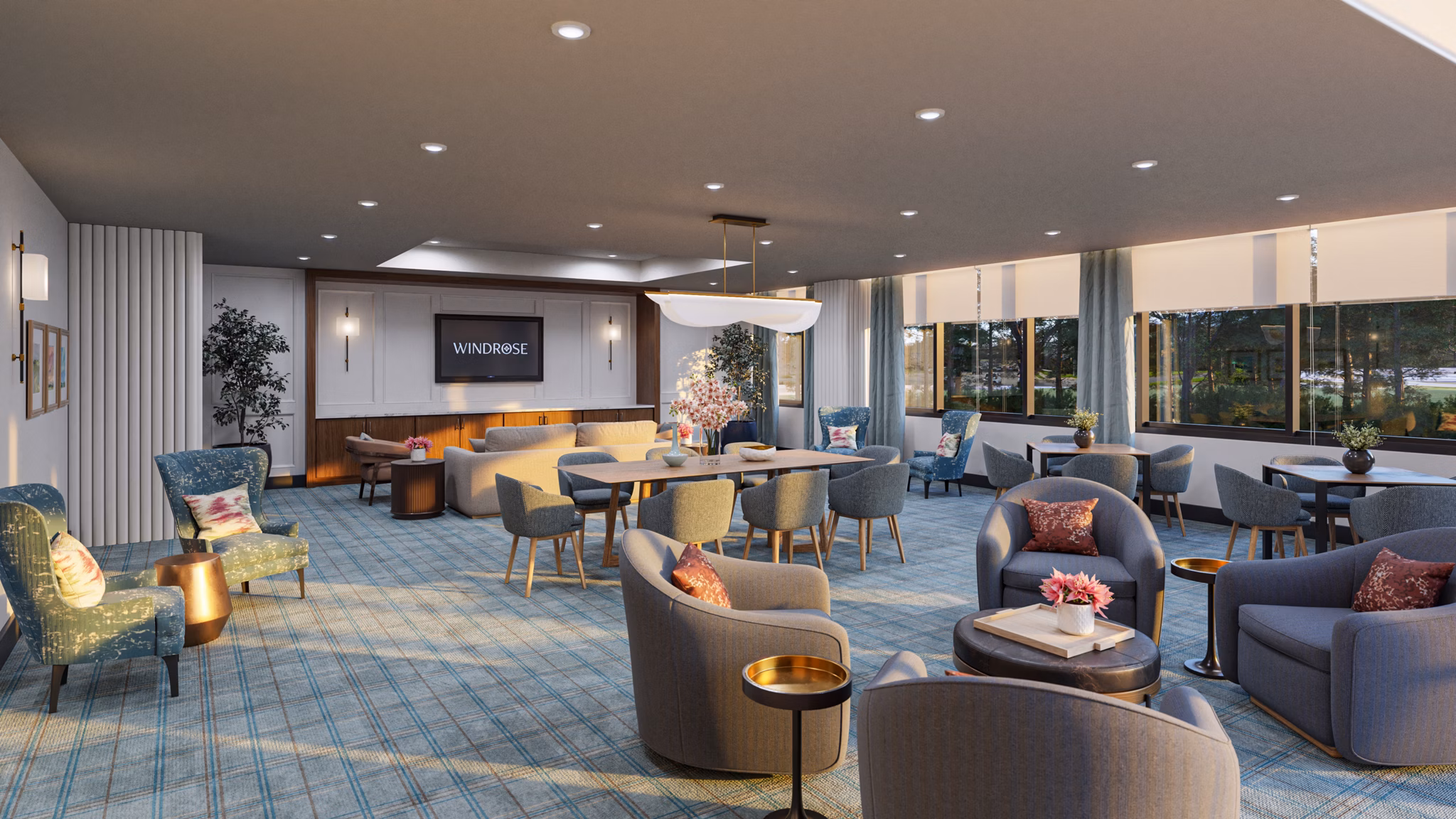 Clubhouse/Lobby at Windrose Apartments