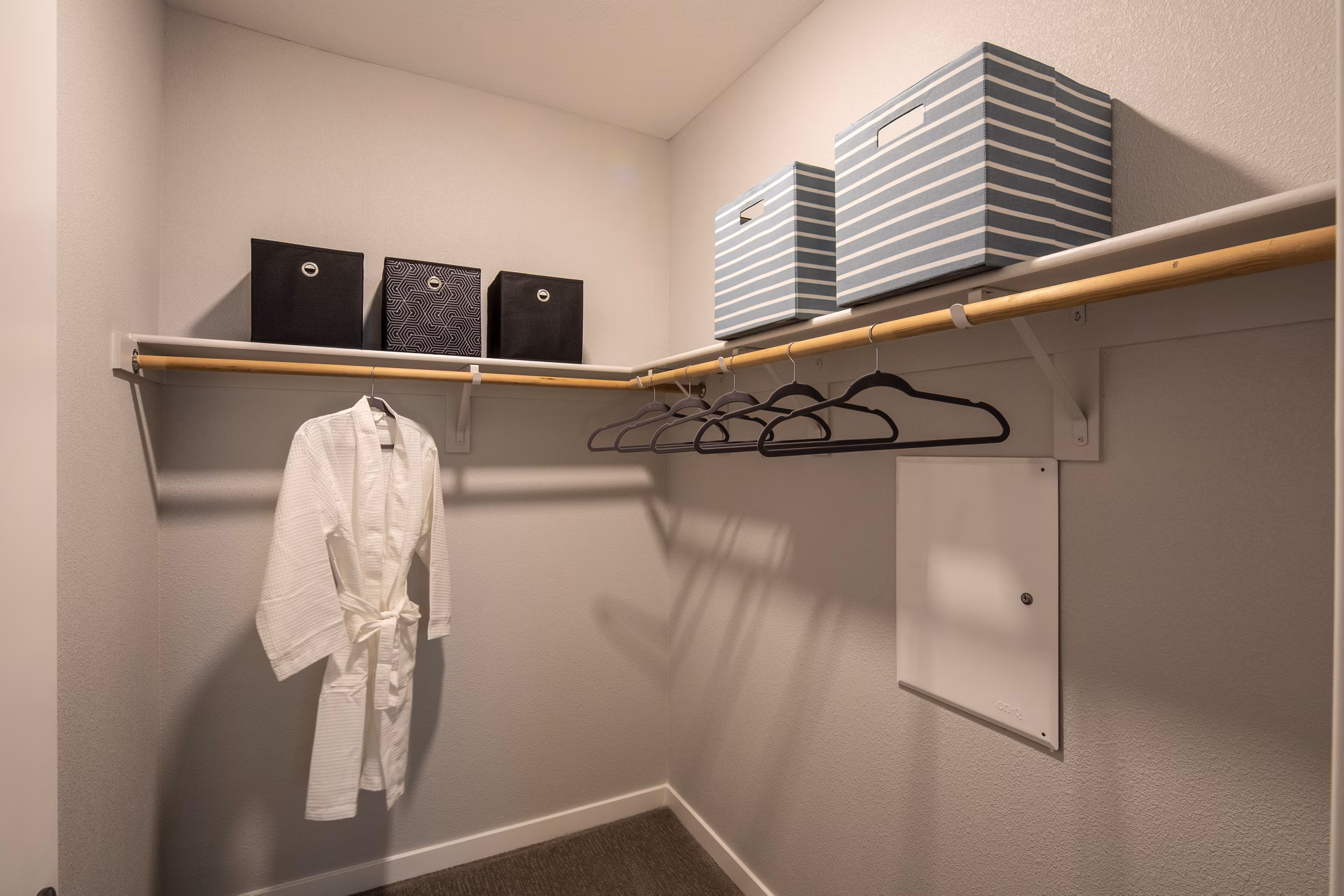 Closet at Anton Menlo Apartments