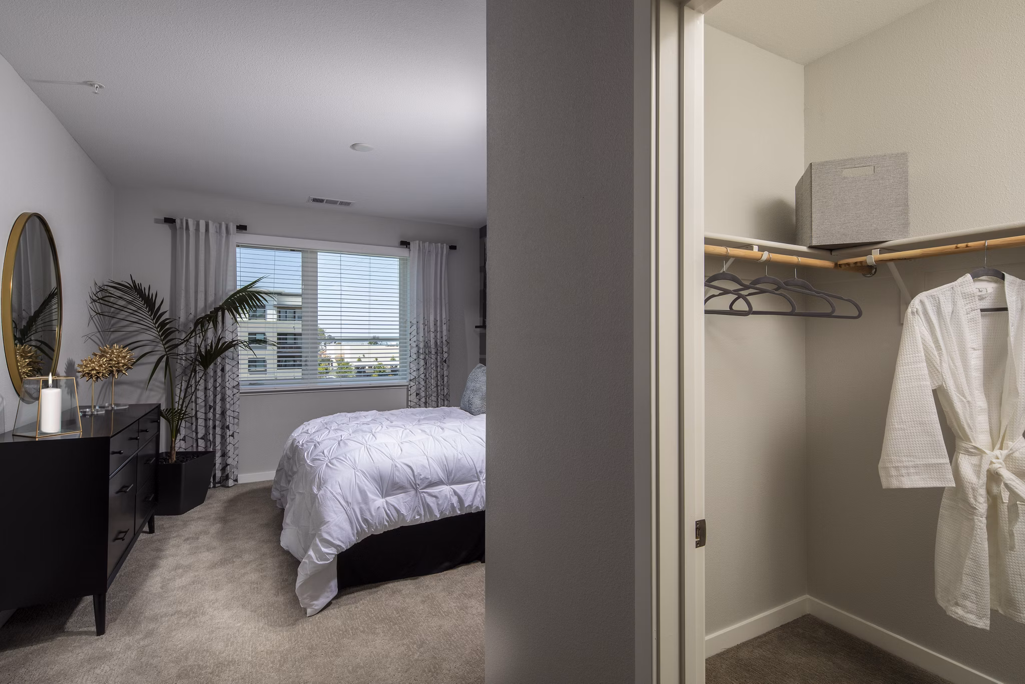 Closet at Anton Menlo Apartments
