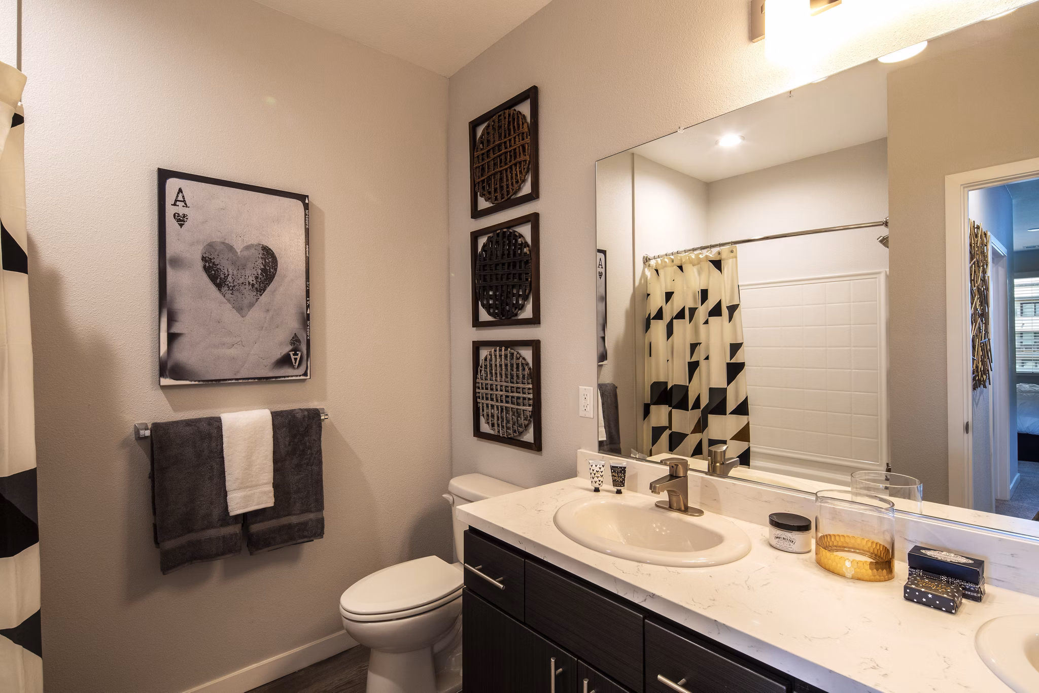 Bathroom at Anton Menlo Apartments