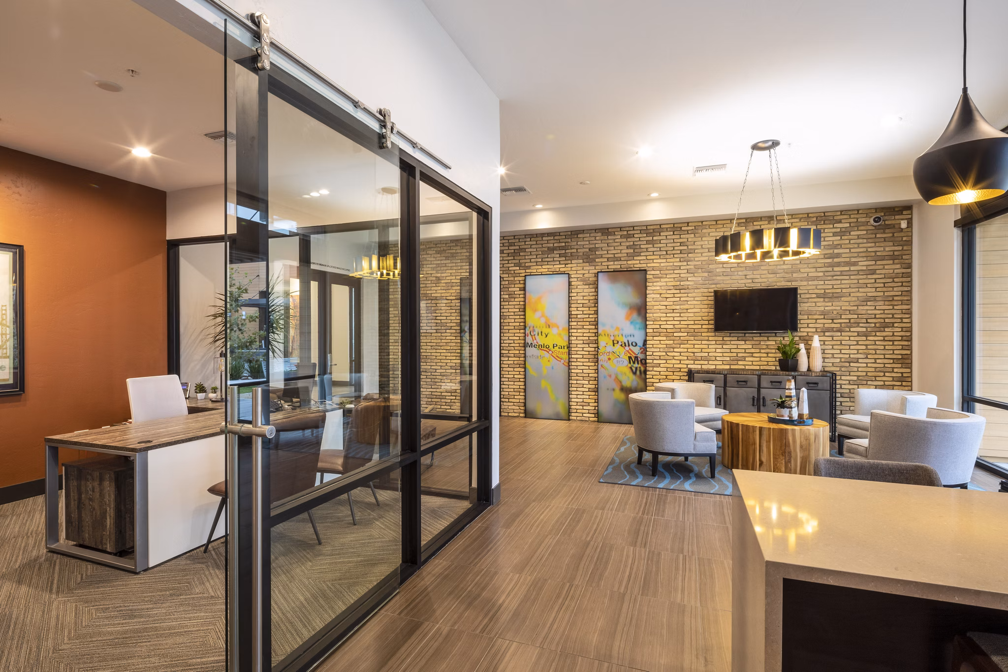 Clubhouse/Lobby at Anton Menlo Apartments