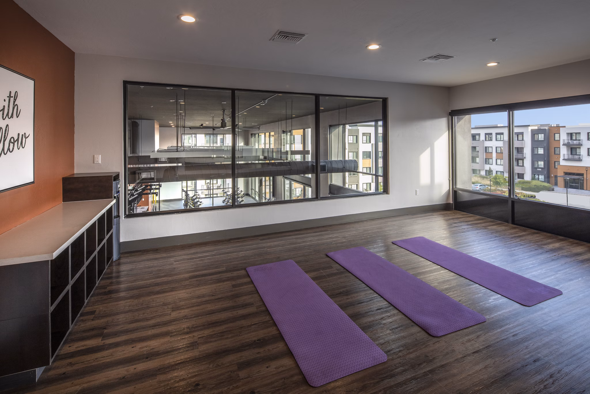 Fitness Center at Anton Menlo Apartments