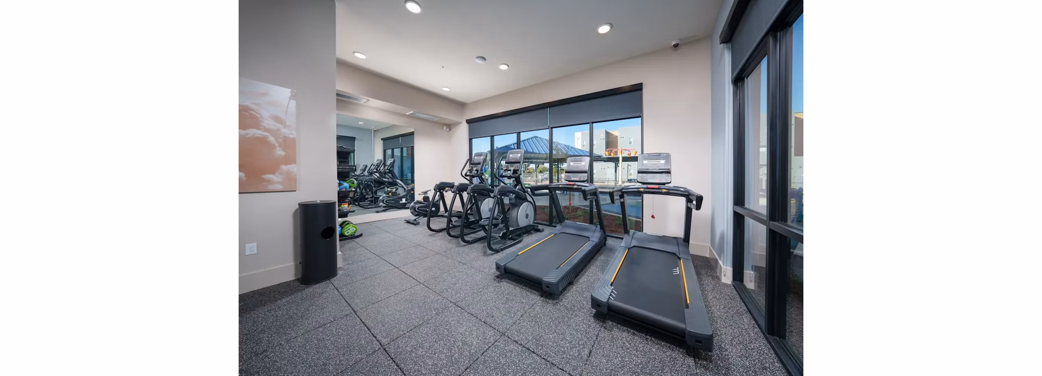 Fitness Center at Anton Mosaic Apartments